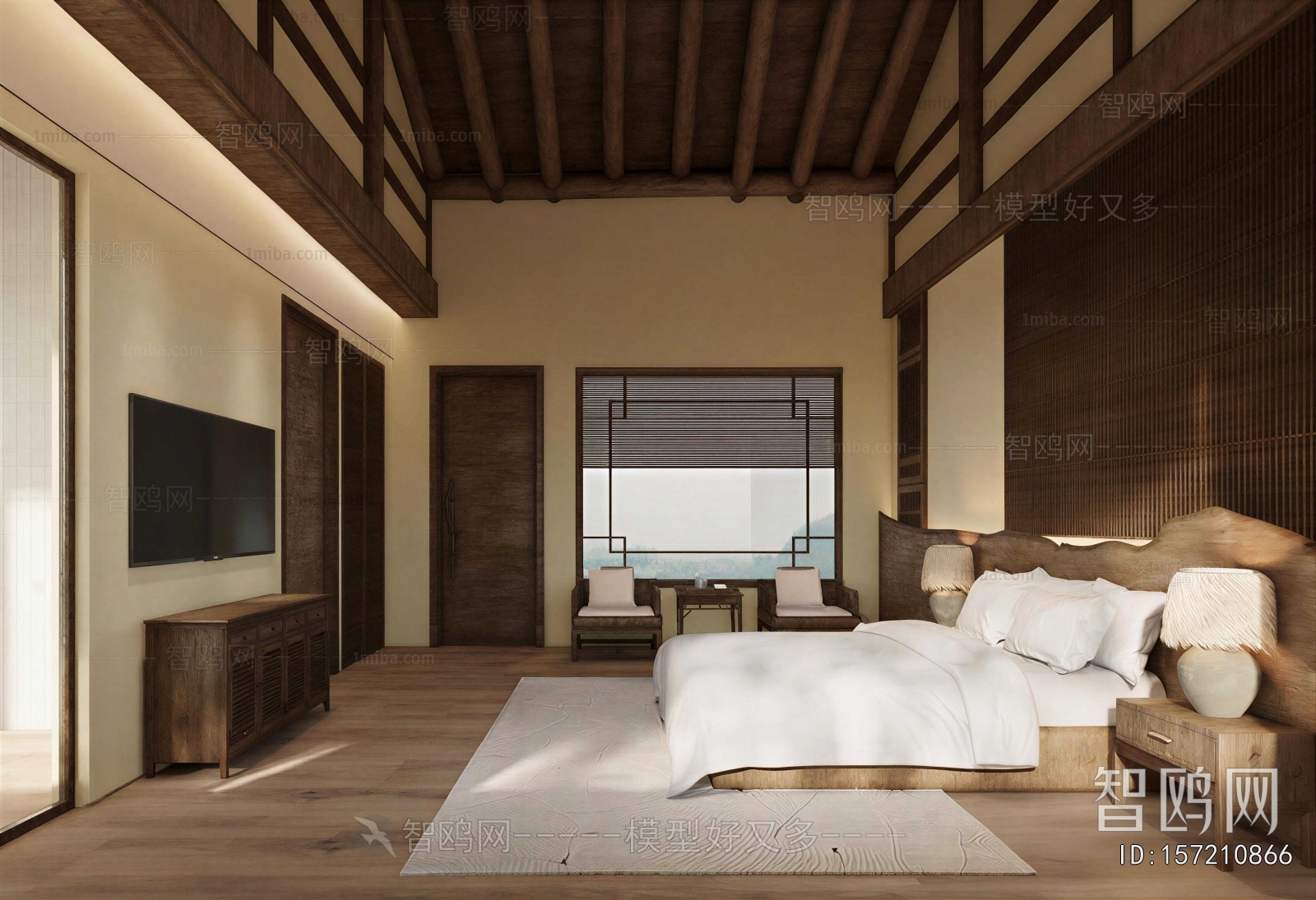 New Chinese Style Guest Room