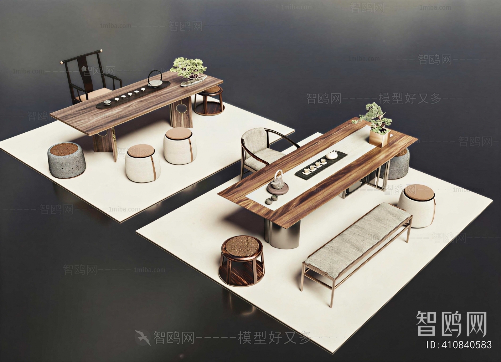 New Chinese Style Tea Tables And Chairs