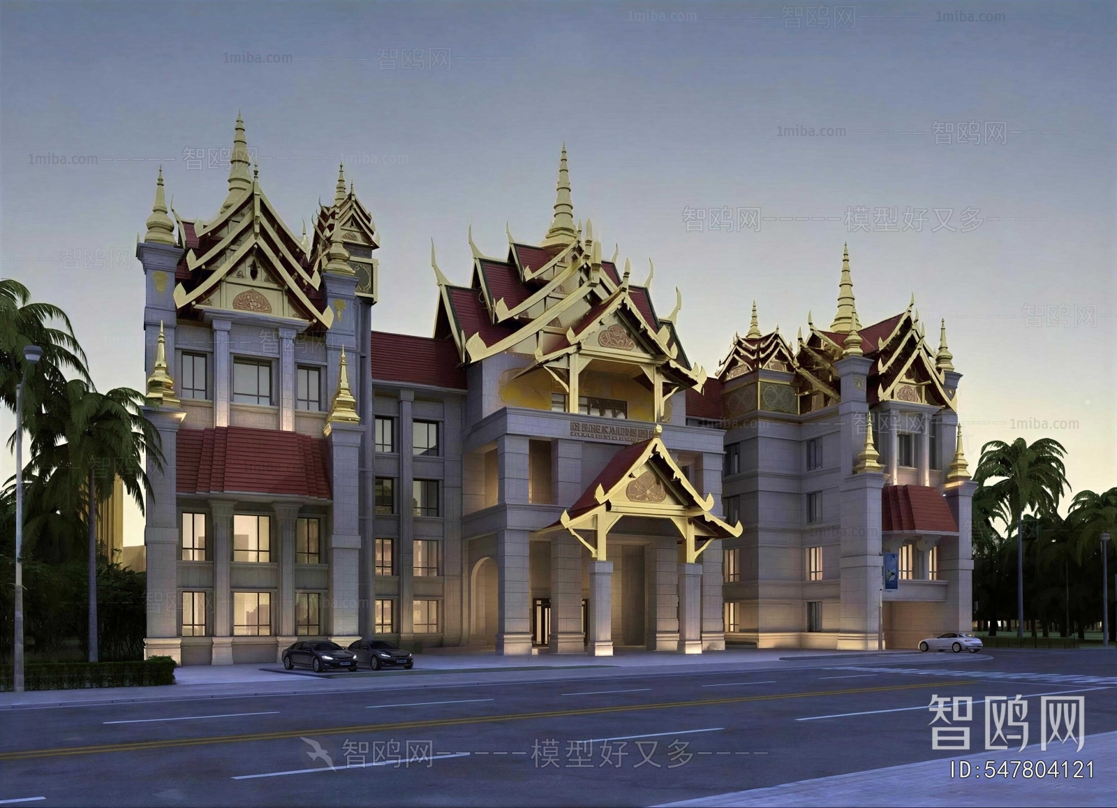 European Style Building Appearance
