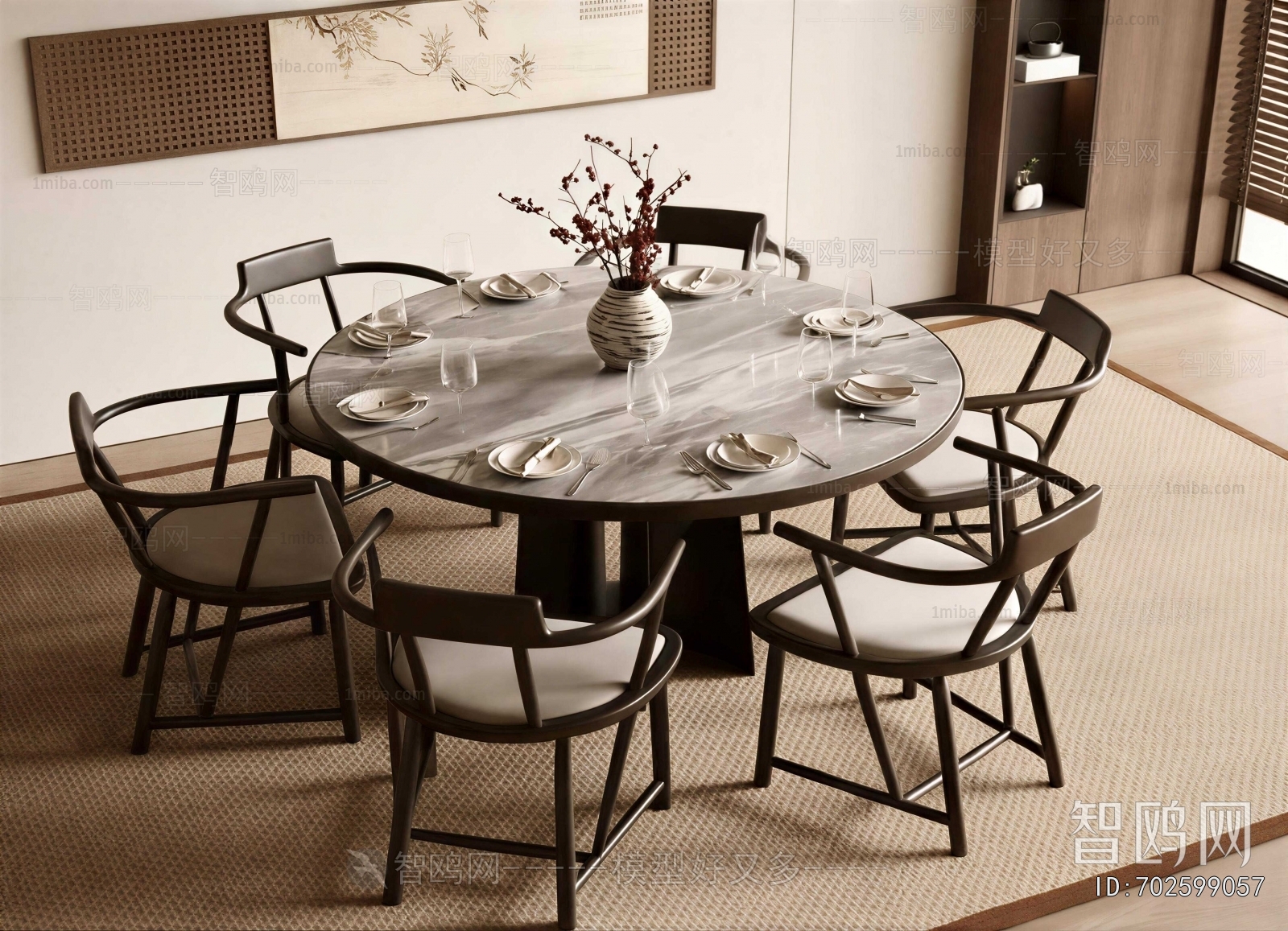 New Chinese Style Dining Table And Chairs