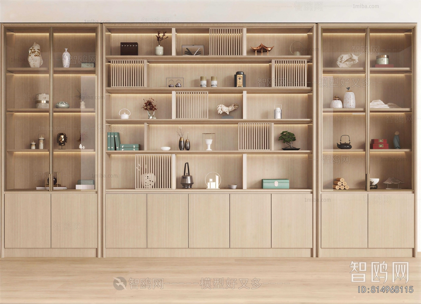 New Chinese Style Decorative Cabinet
