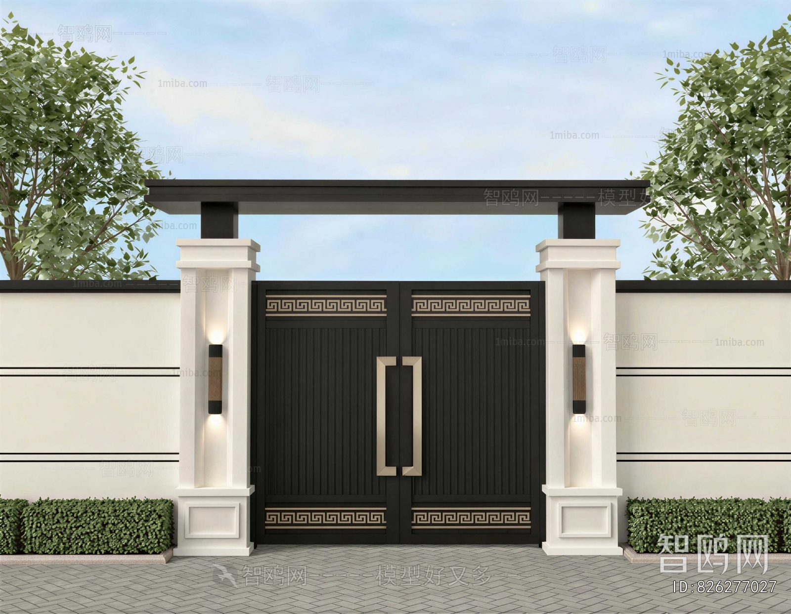 New Chinese Style Gate