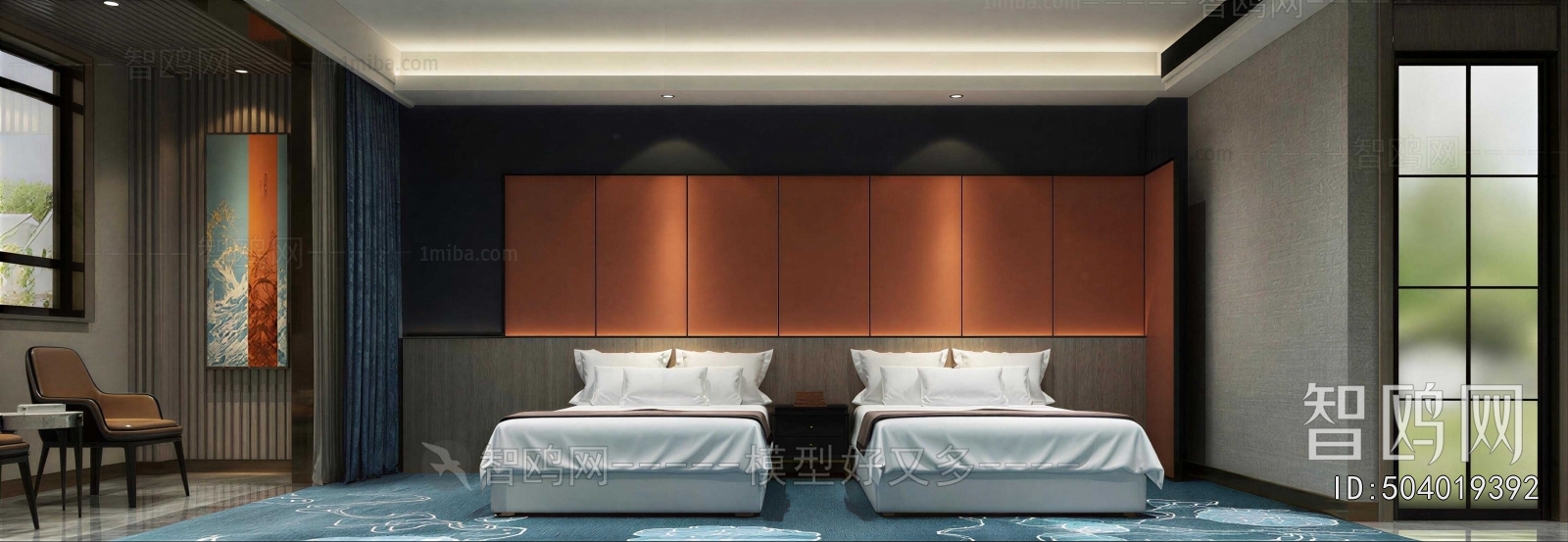 New Chinese Style Guest Room