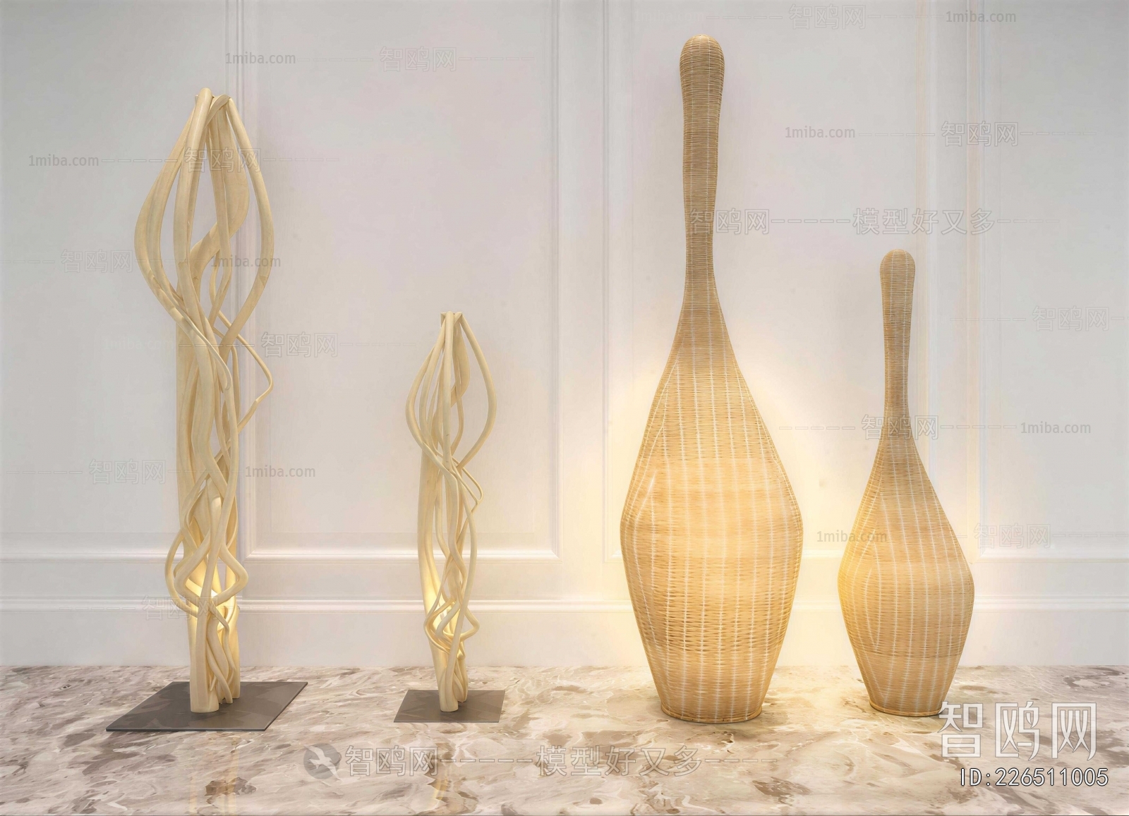 New Chinese Style Floor Lamp