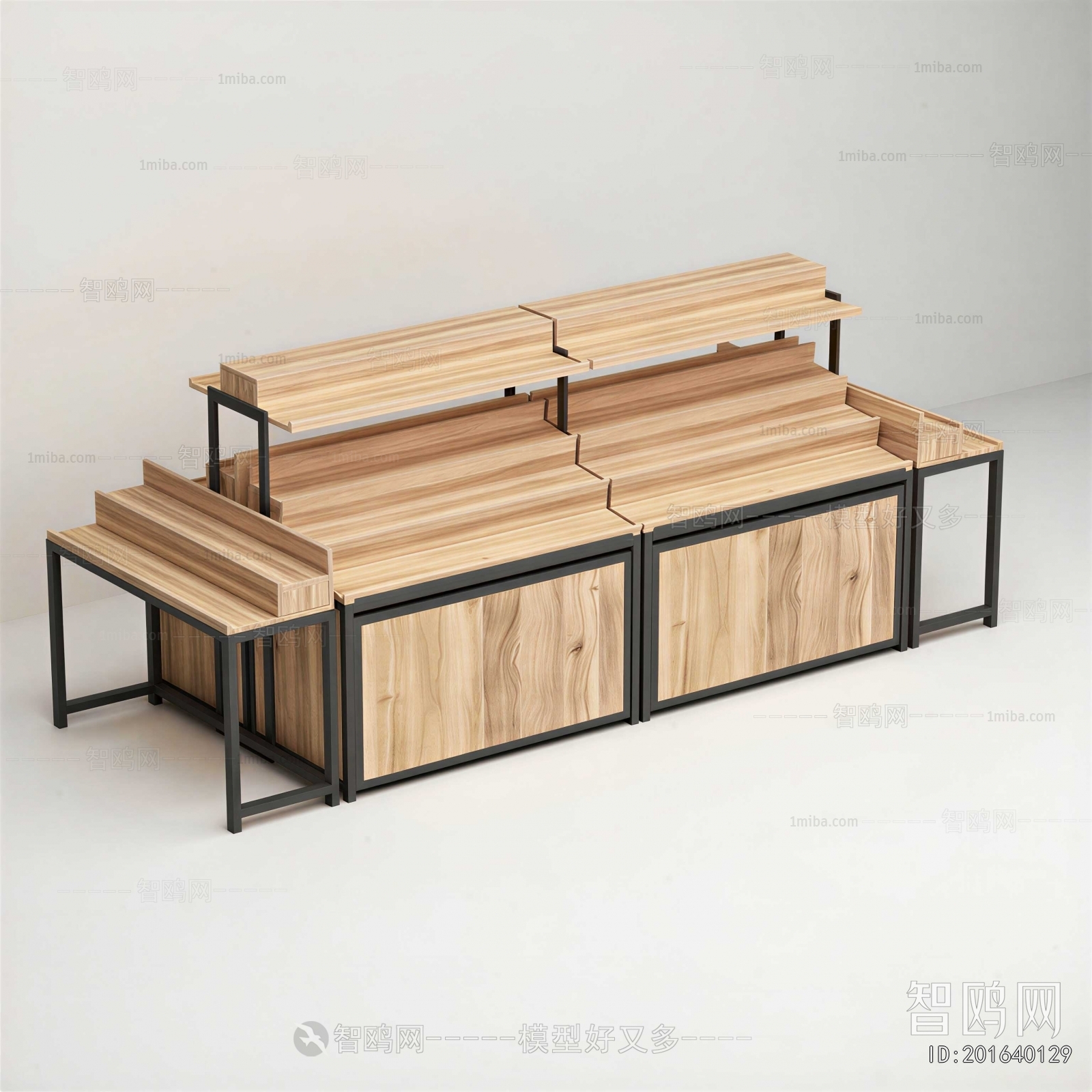 Industrial Style Supermarket Shelf