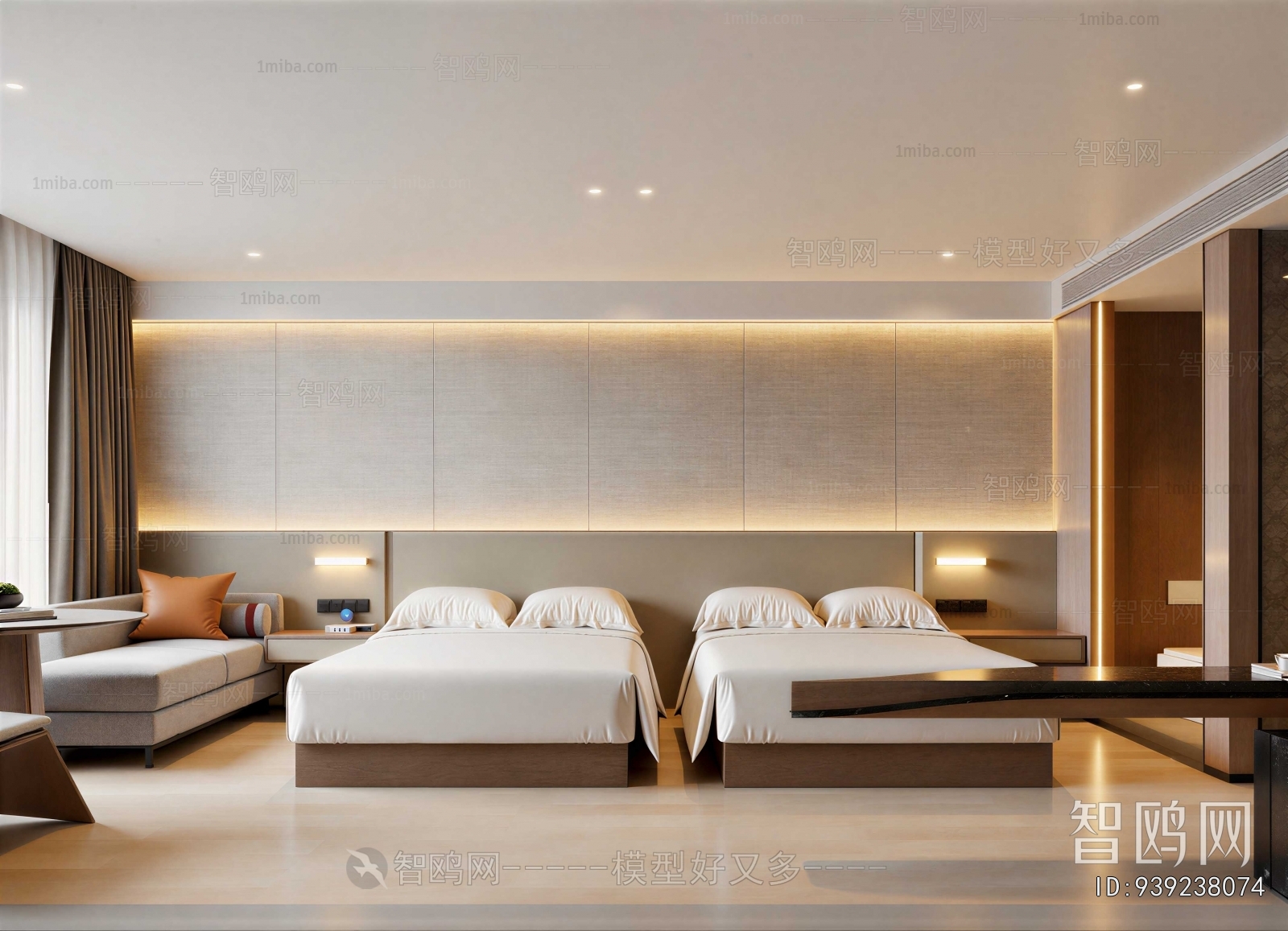 Modern Guest Room