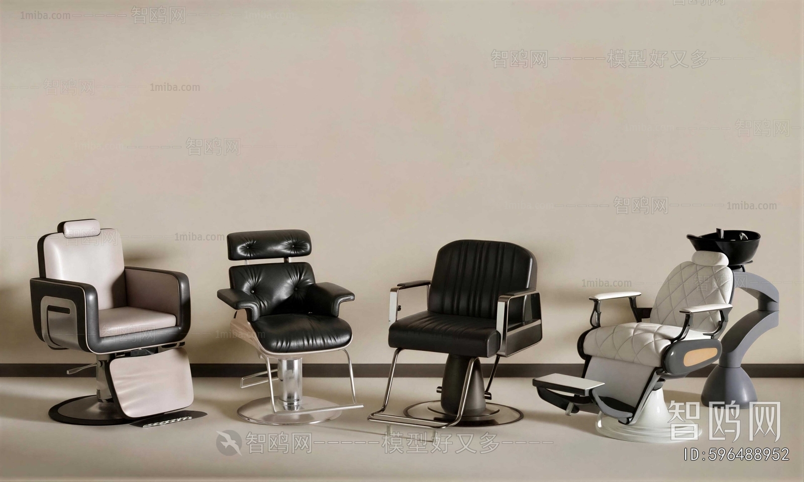 Modern Barber Chair