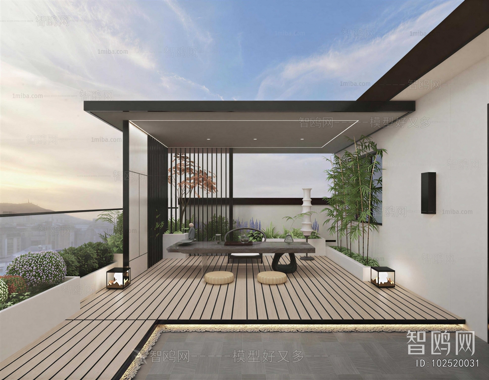 New Chinese Style Courtyard/landscape