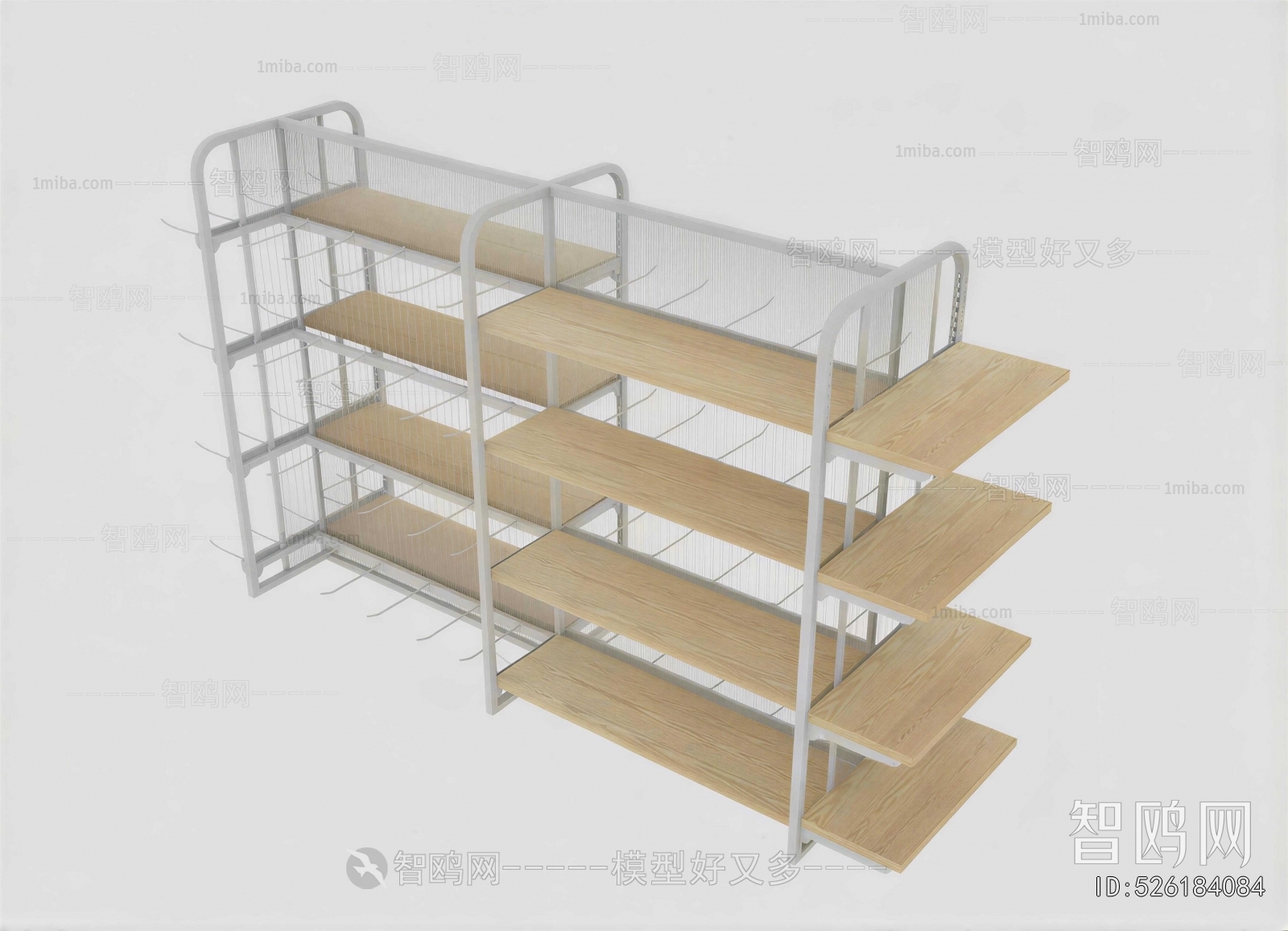 Modern Supermarket Shelf