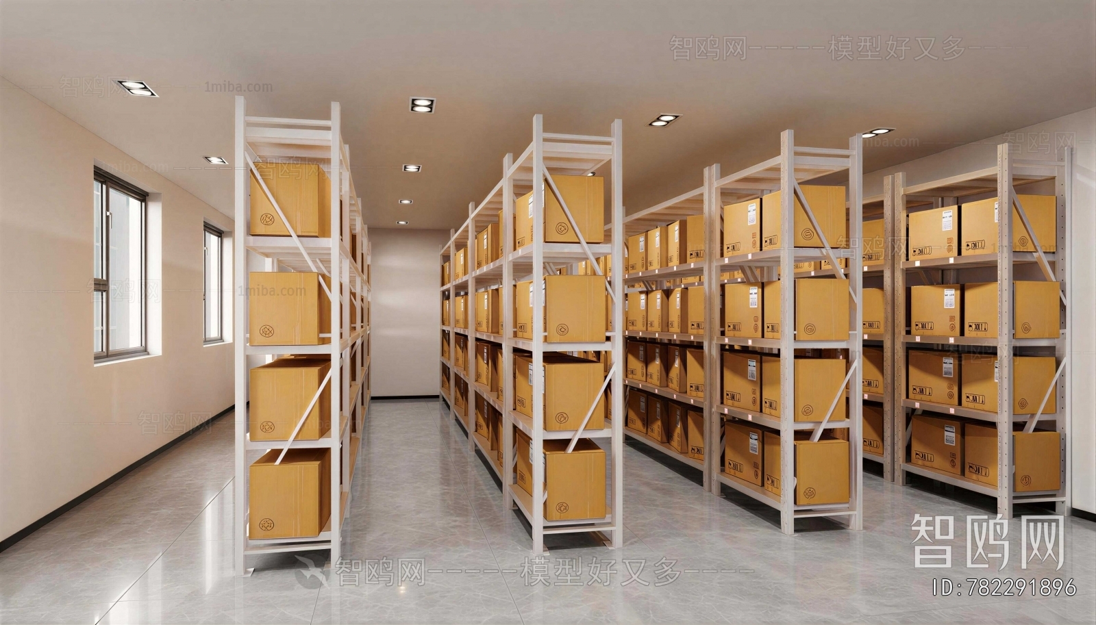 Modern Factory Floor/warehouse
