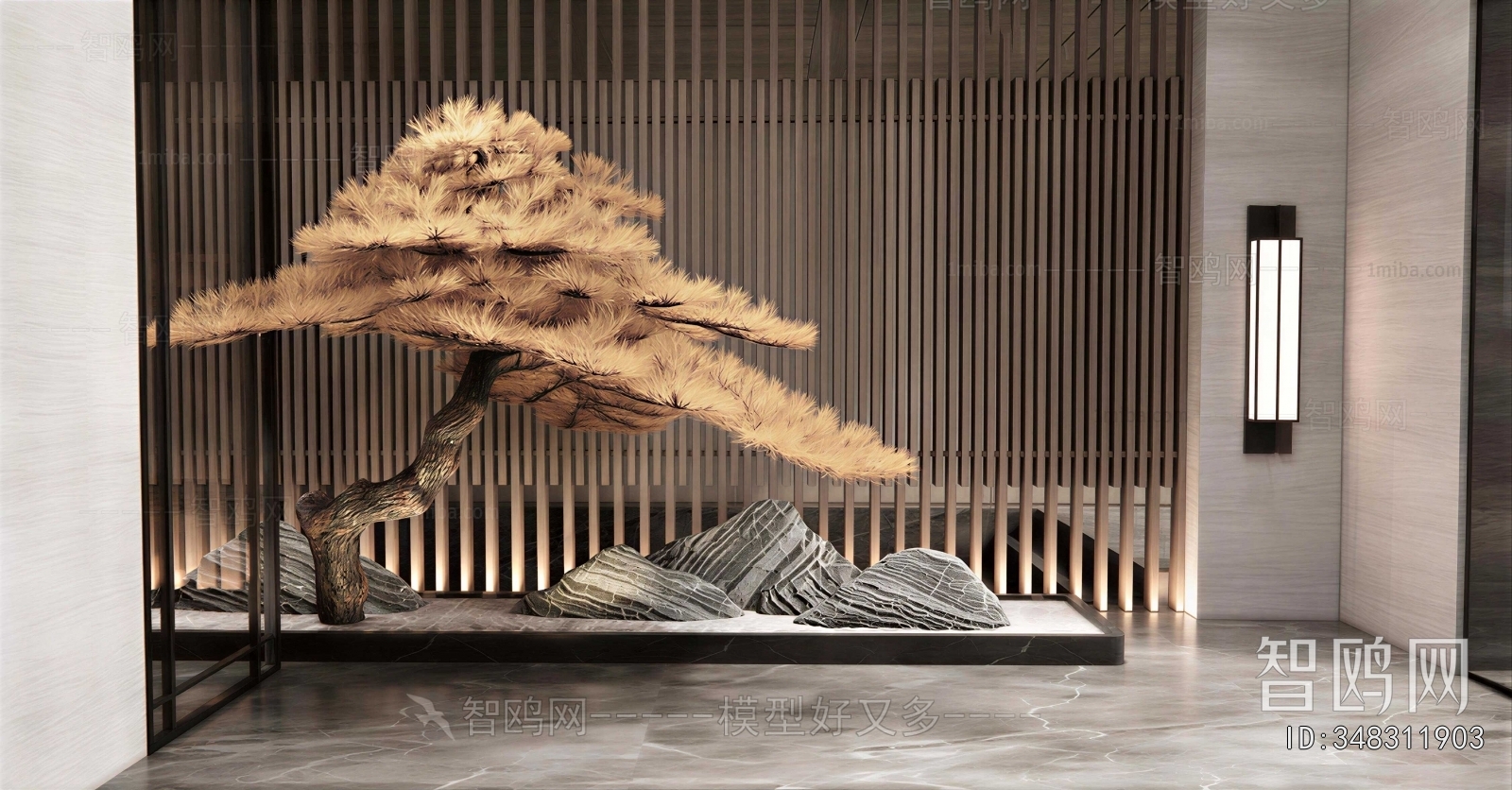 New Chinese Style Plant Landscaping