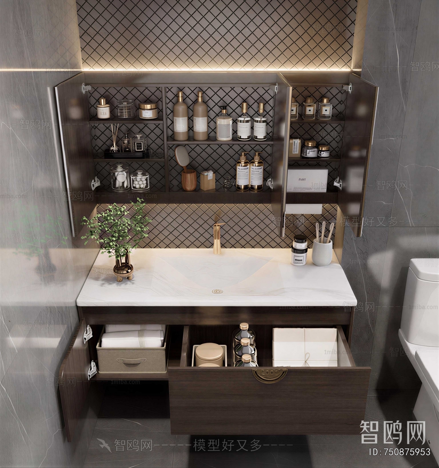 Modern Bathroom Cabinet