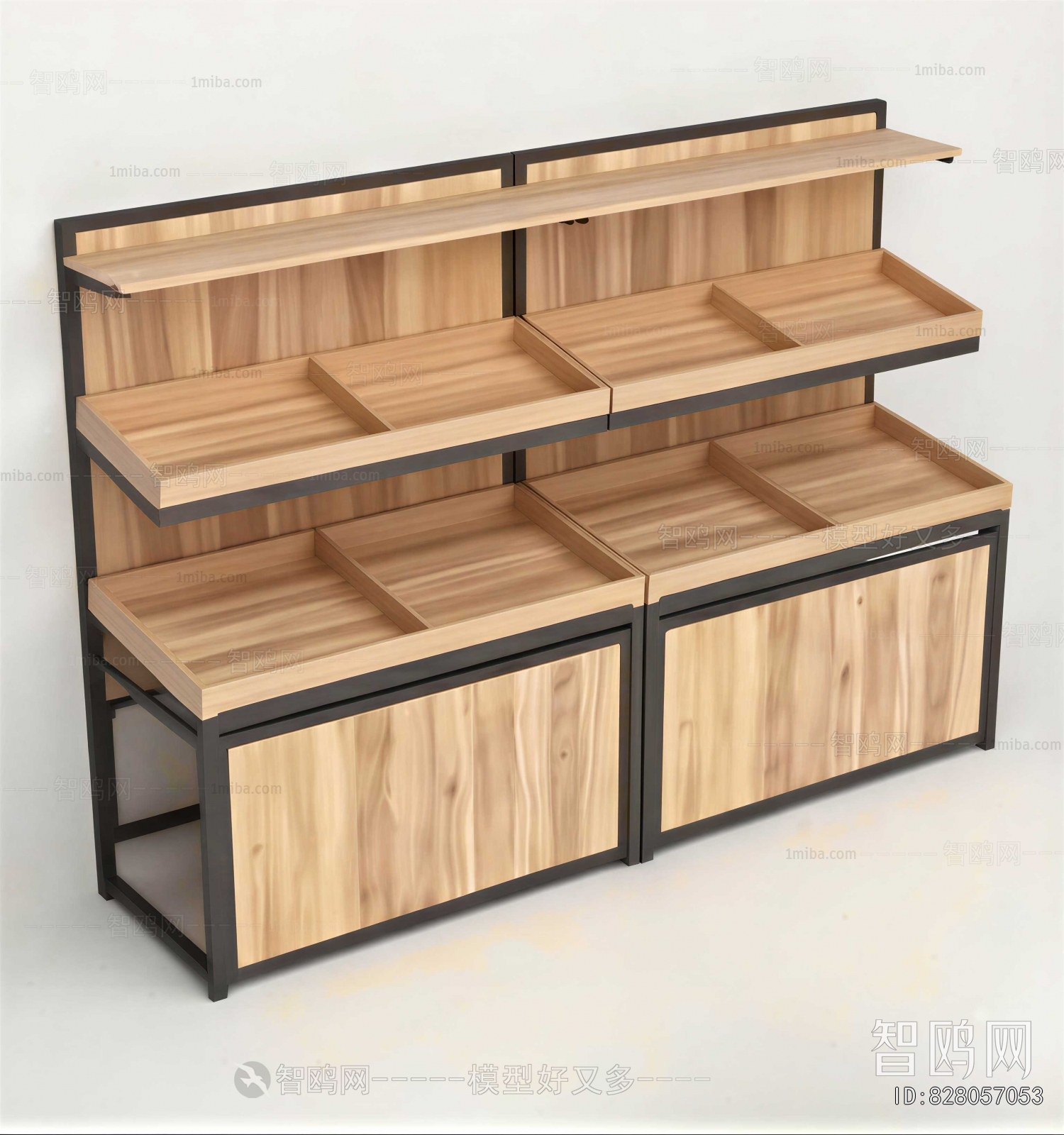 Modern Supermarket Shelf