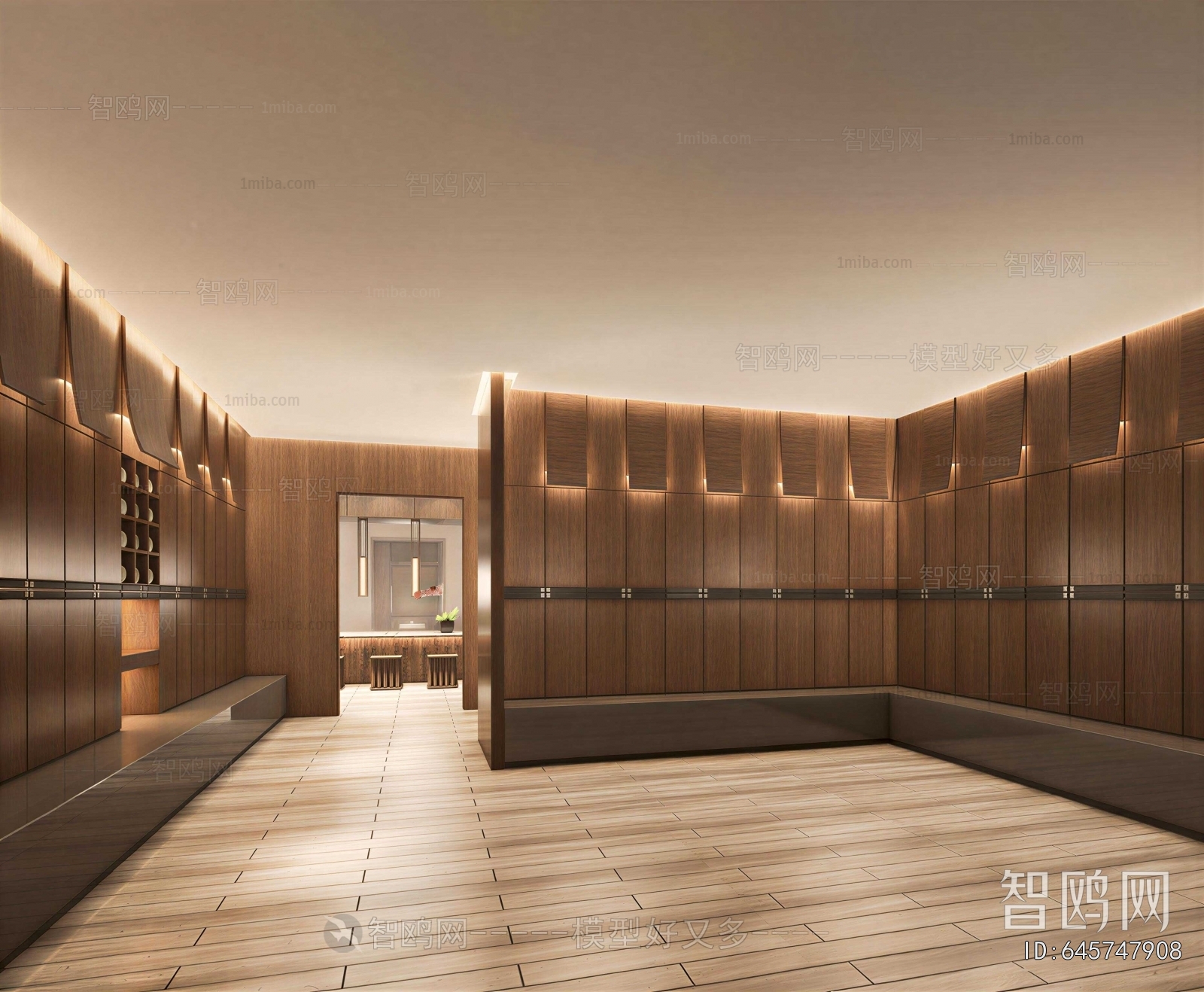 New Chinese Style Changing Room