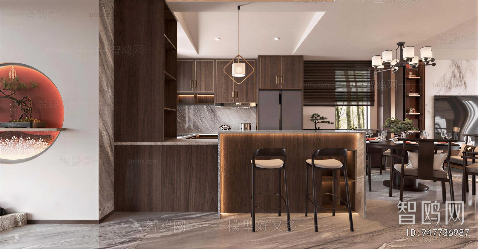 New Chinese Style The Kitchen