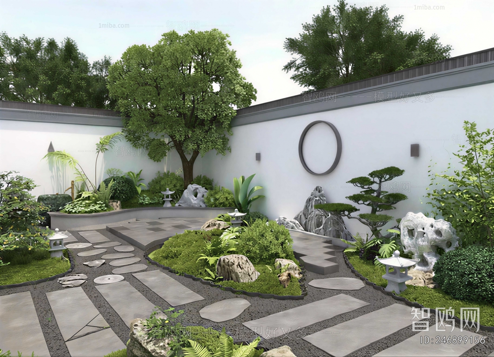 Japanese Style Courtyard/landscape