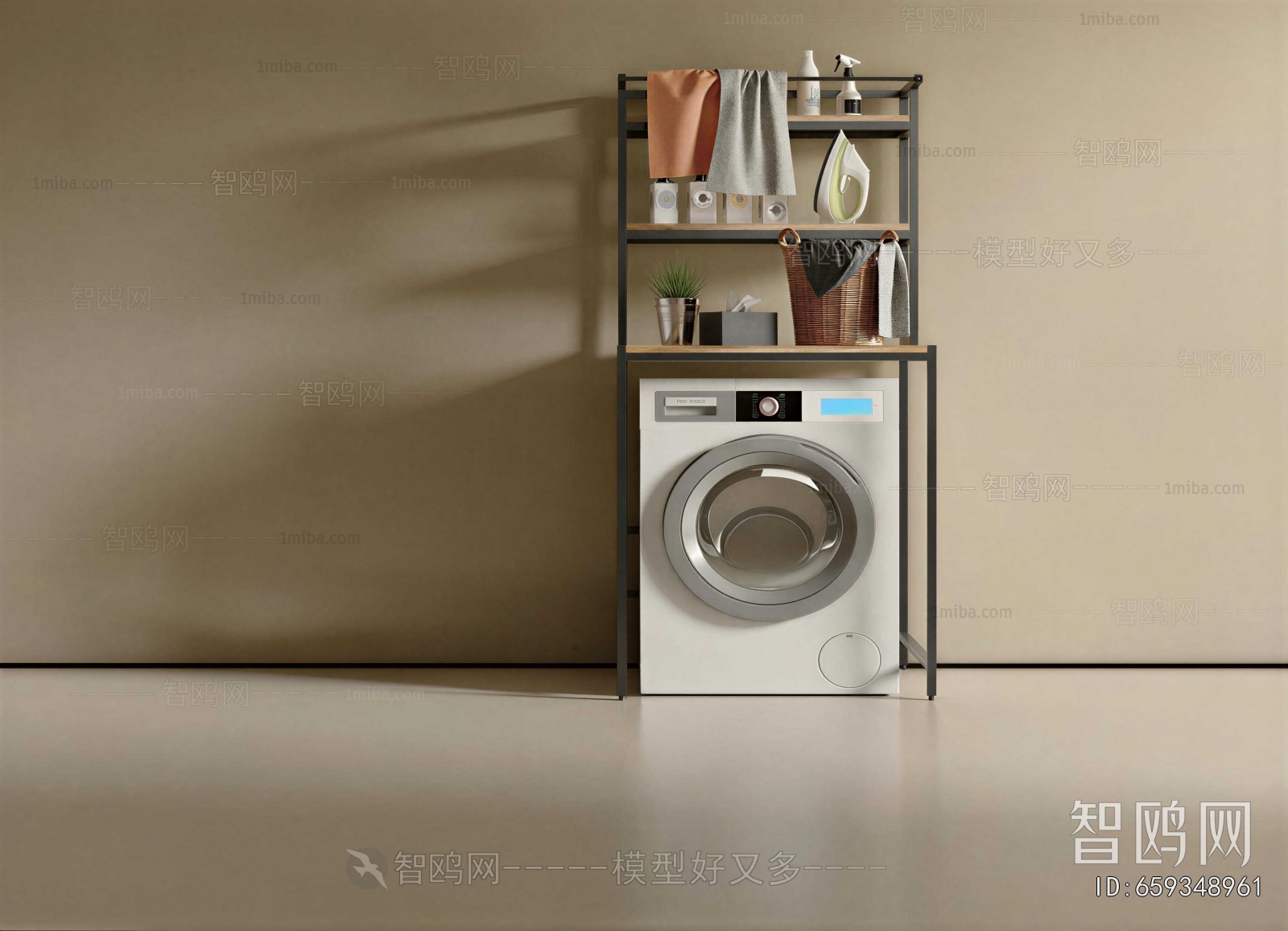 Modern Laundry Cabinet