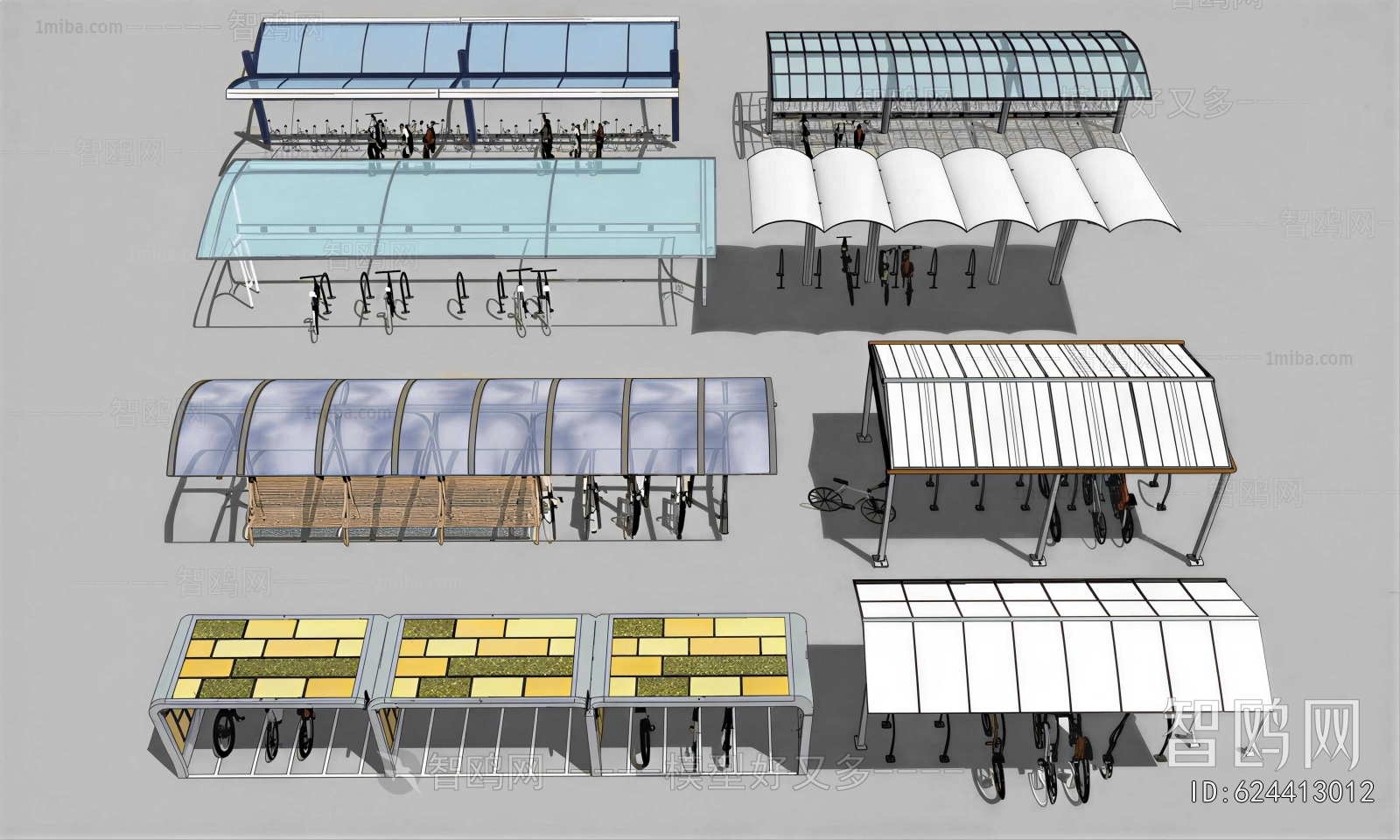 Modern Outdoor Parking Lot