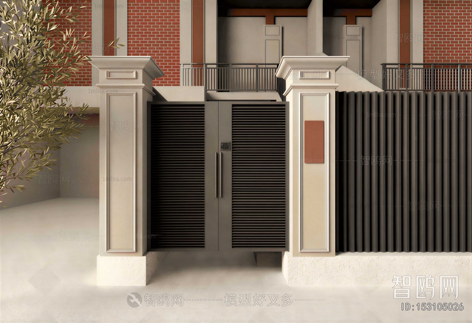 New Chinese Style Gate