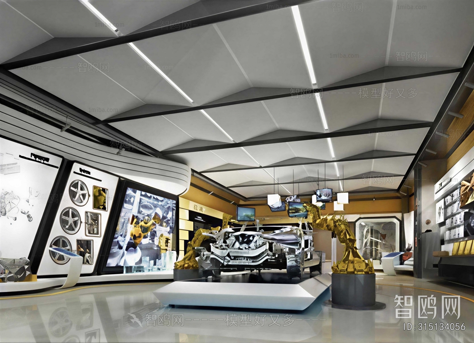Industrial Style Exhibition Hall