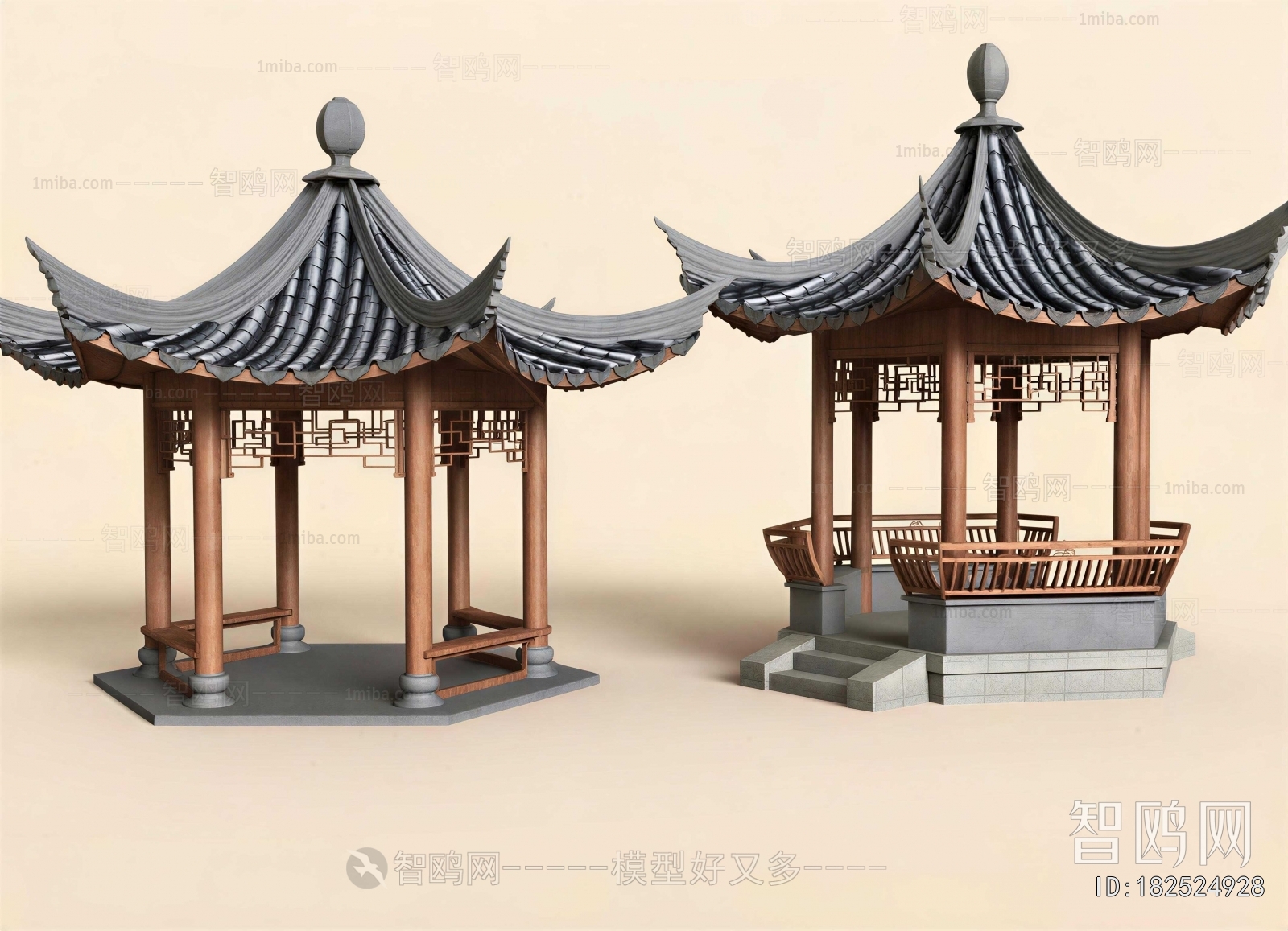 Chinese Style Ancient Architectural Buildings