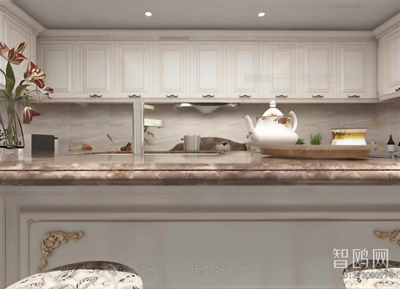 Simple European Style The Kitchen