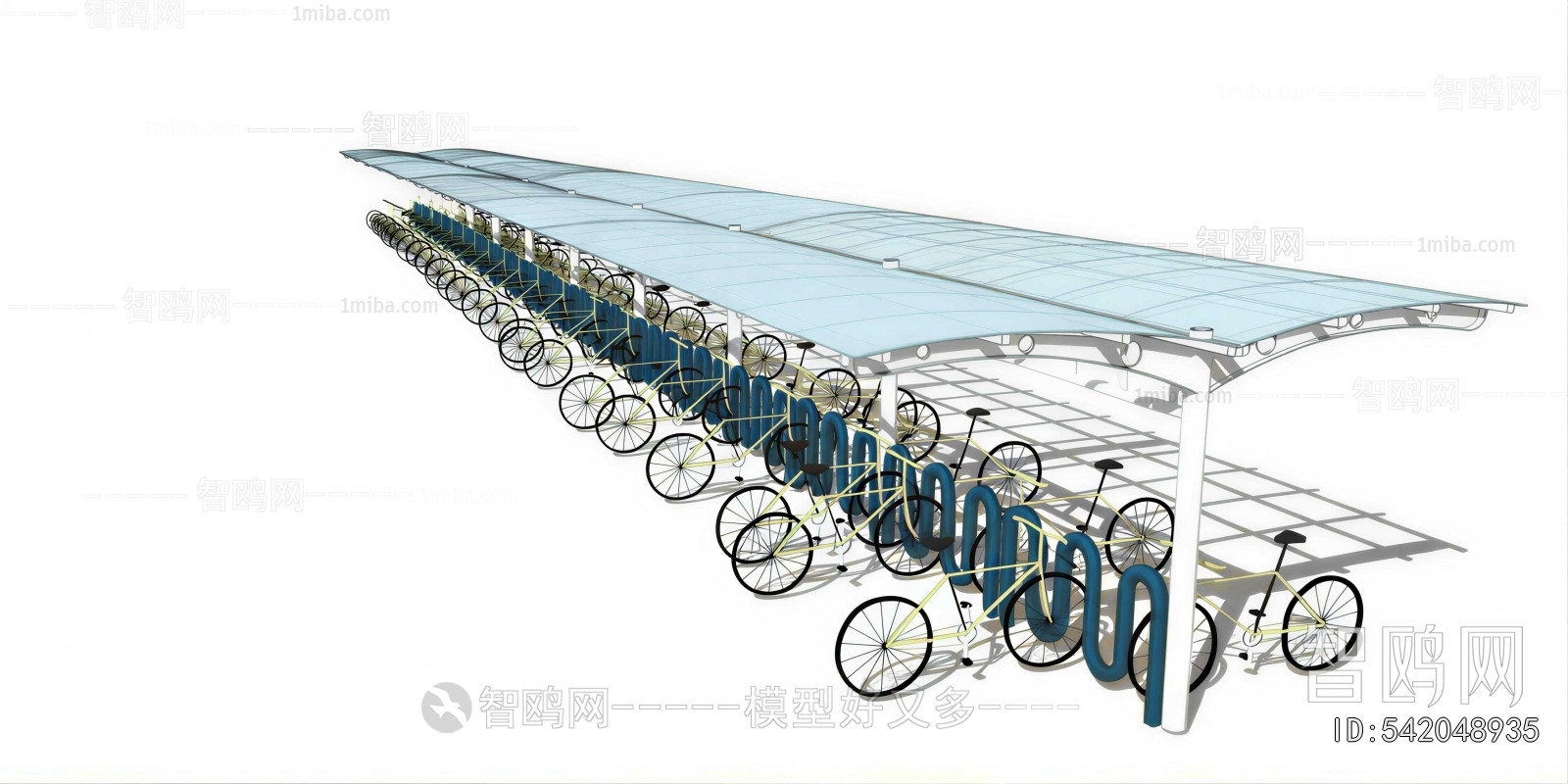 Modern Outdoor Parking Lot