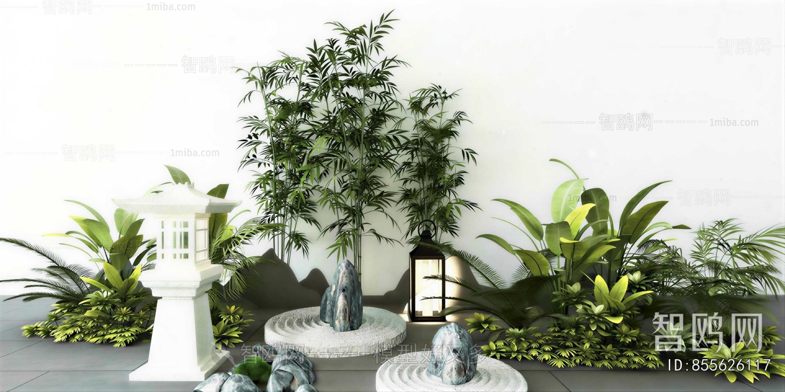 New Chinese Style Plant Landscaping