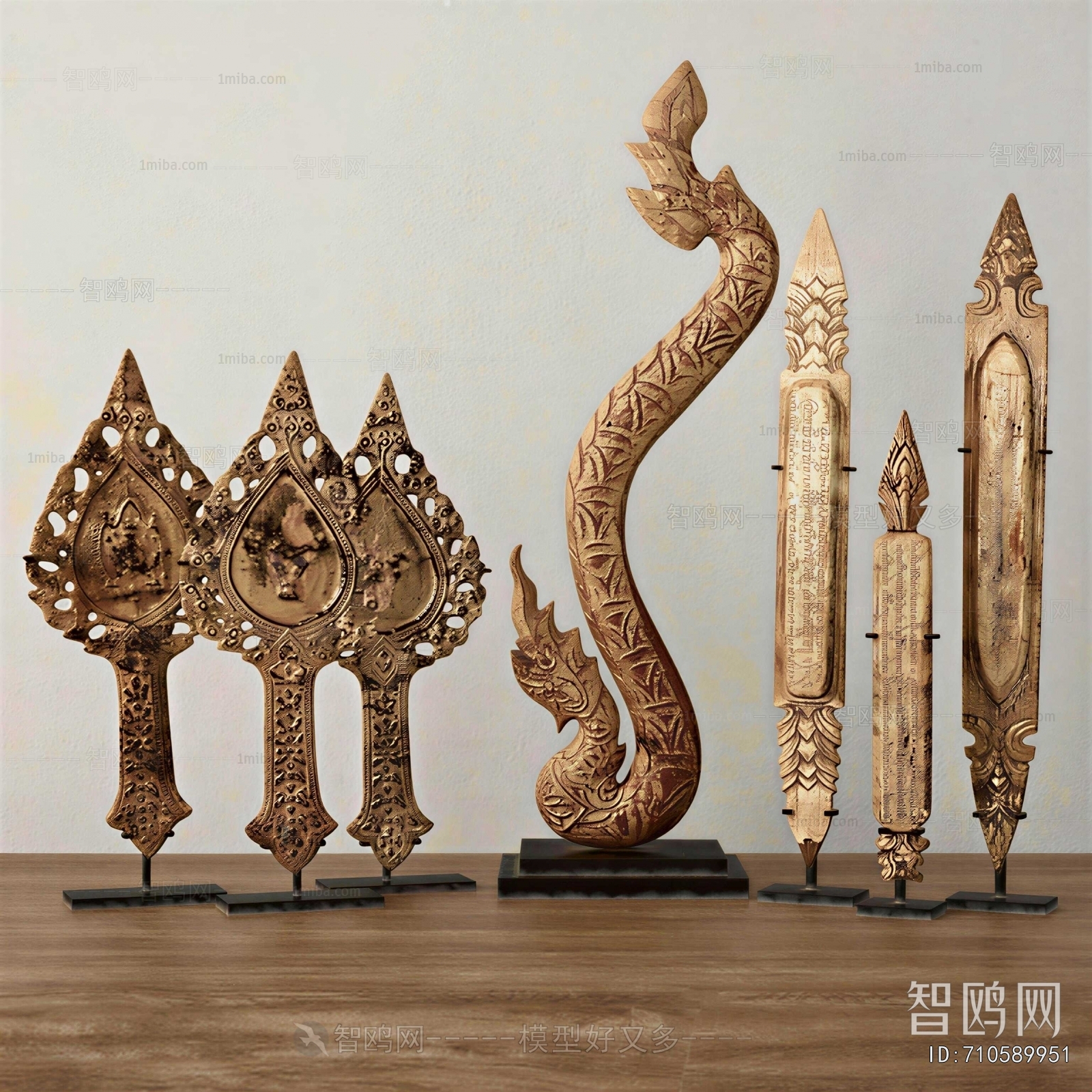 Southeast Asian Style Decorative Set