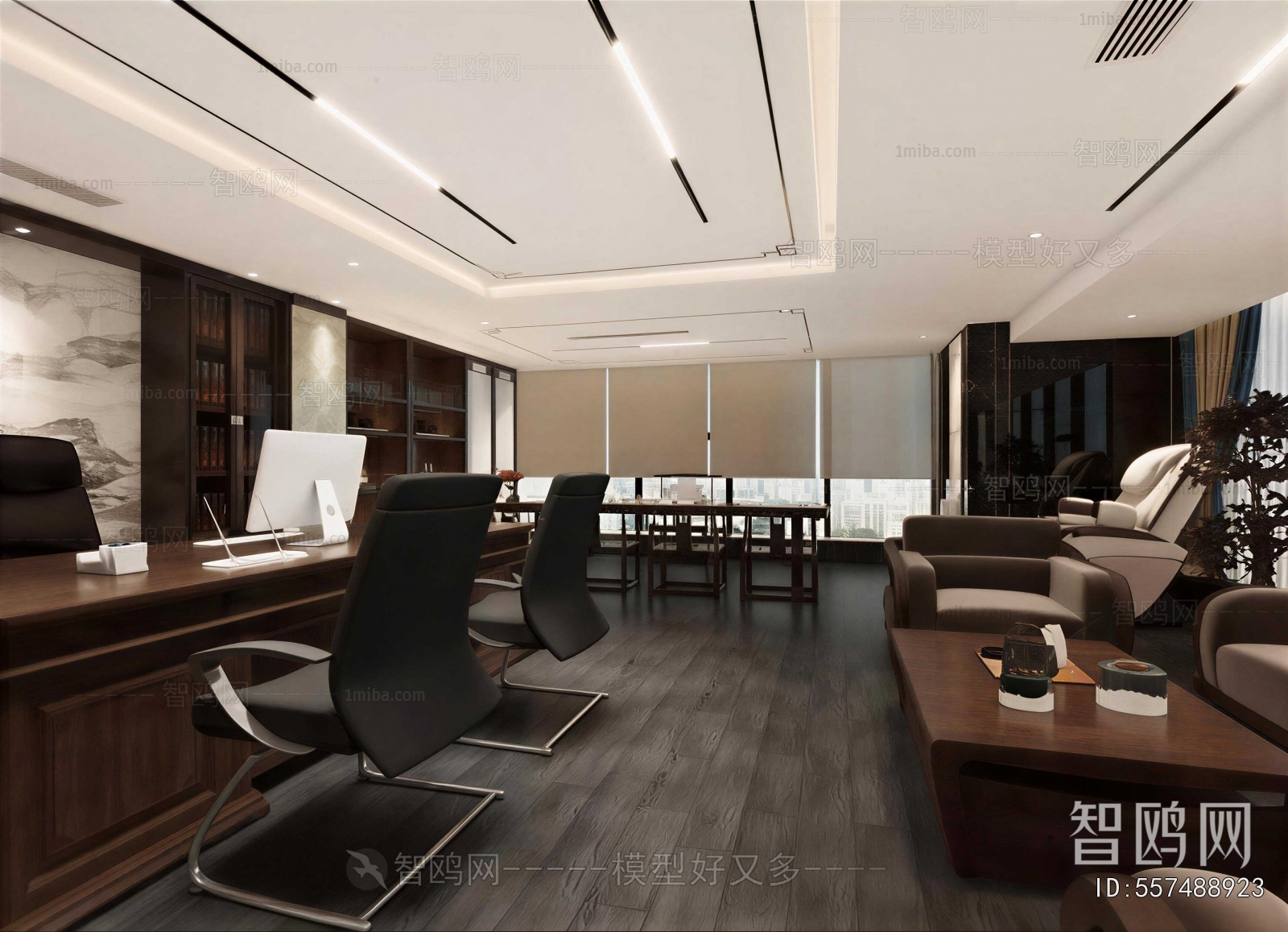 New Chinese Style Manager's Office
