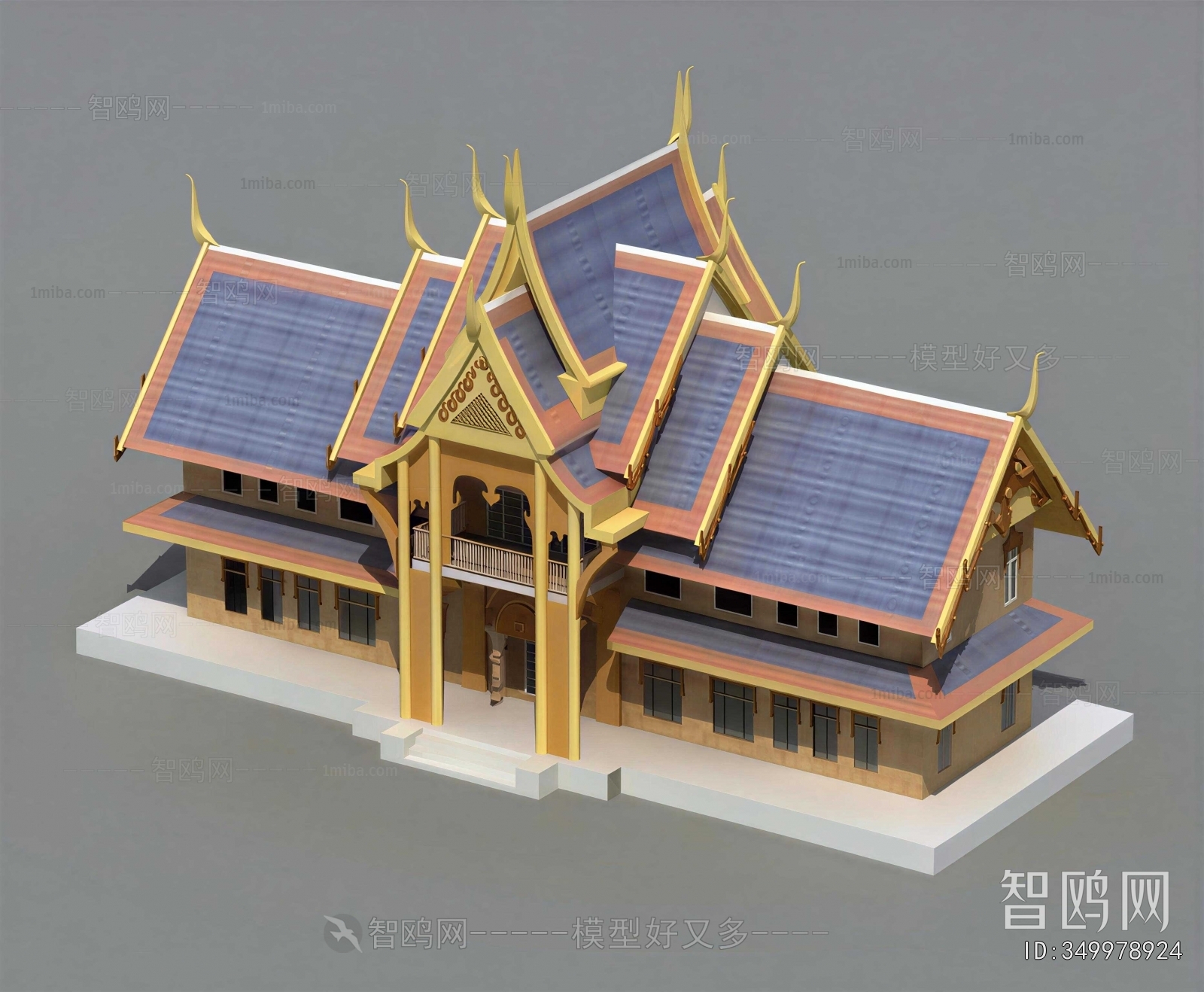 Southeast Asian Style Religious Architecture