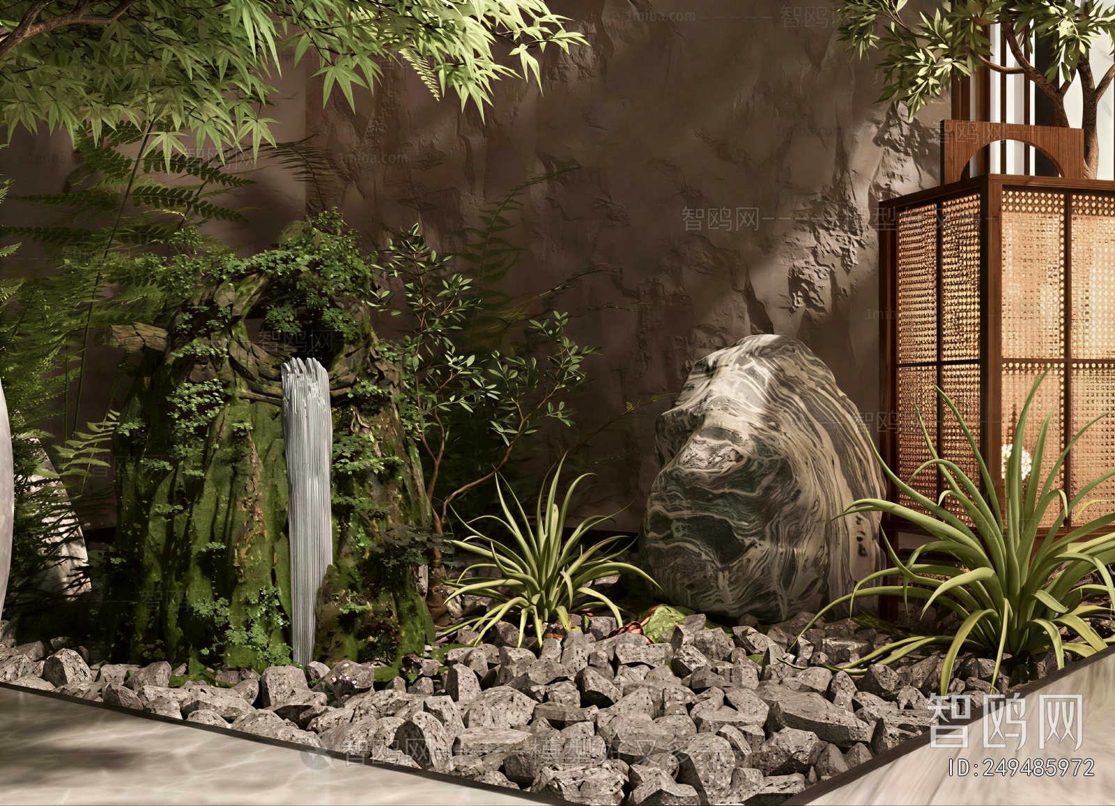 New Chinese Style Plant Landscaping