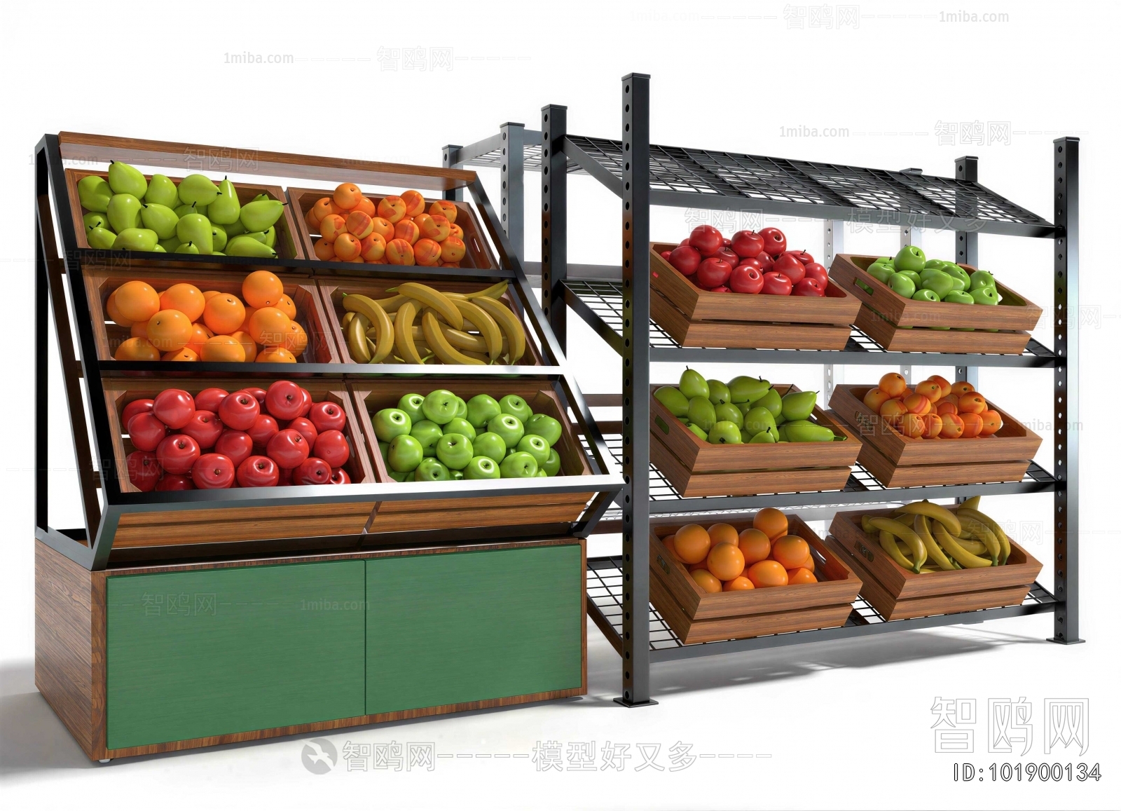 Modern Supermarket Shelf