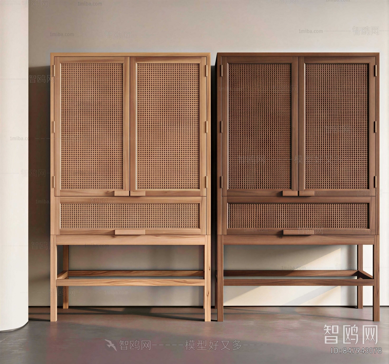 New Chinese Style Side Cabinet