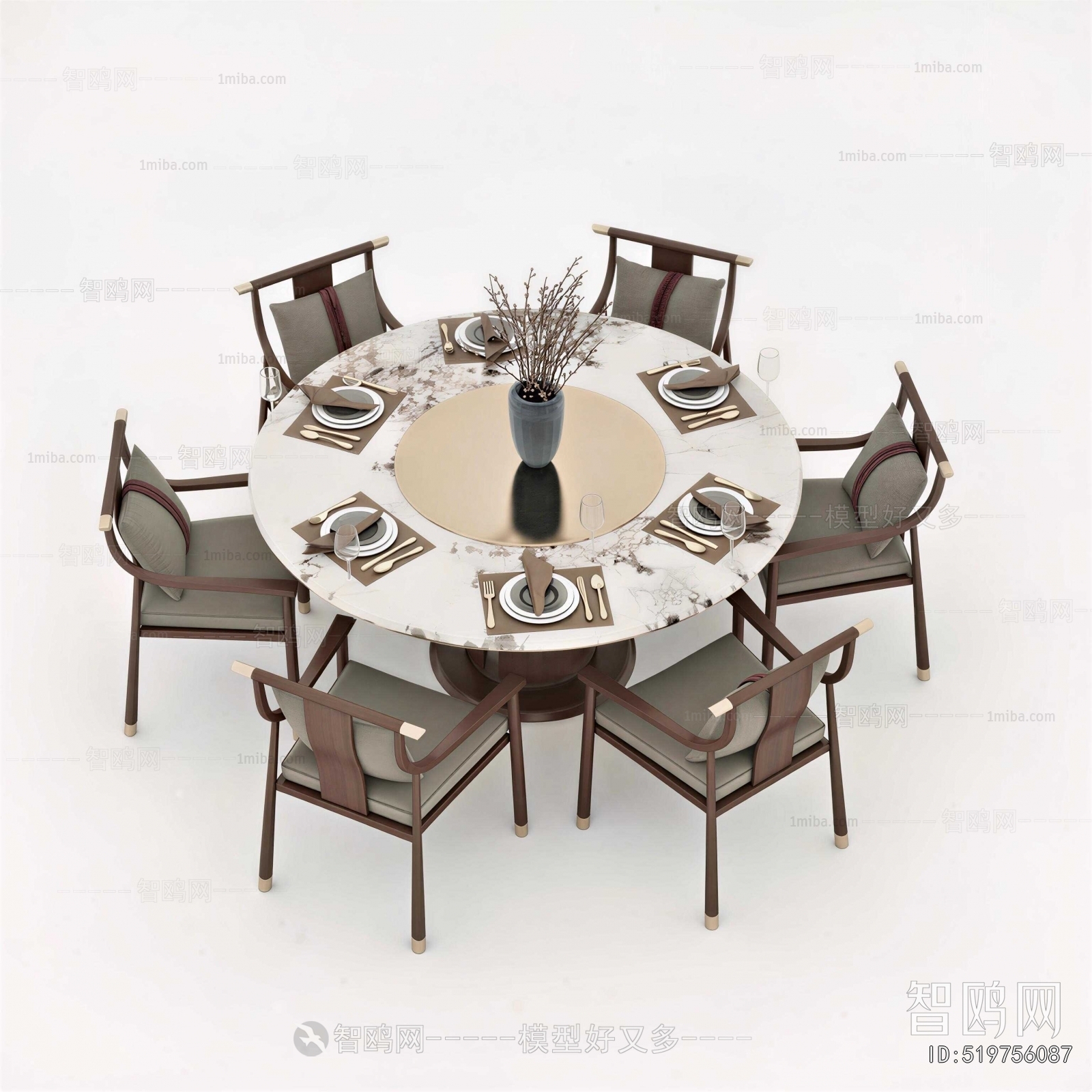 New Chinese Style Dining Table And Chairs
