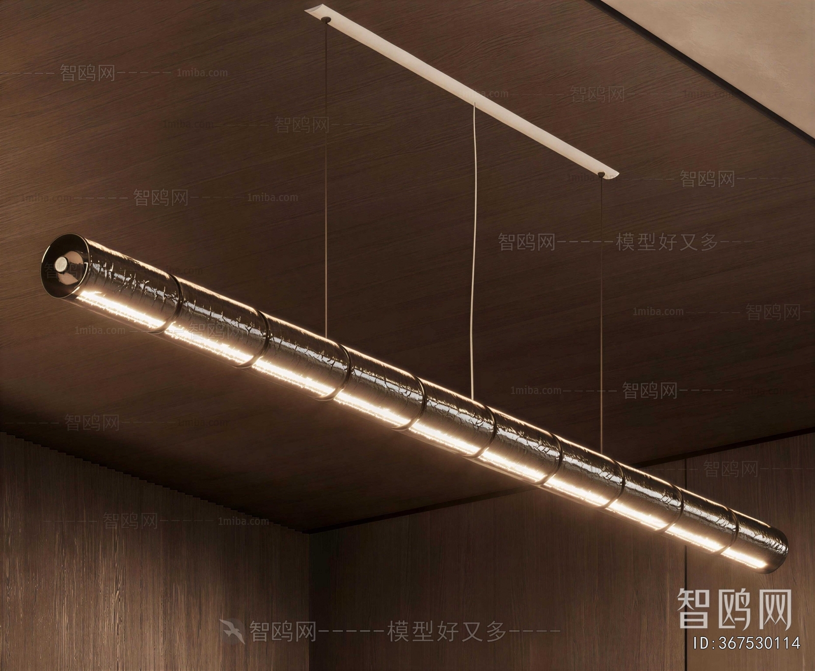Modern Long Chandelier