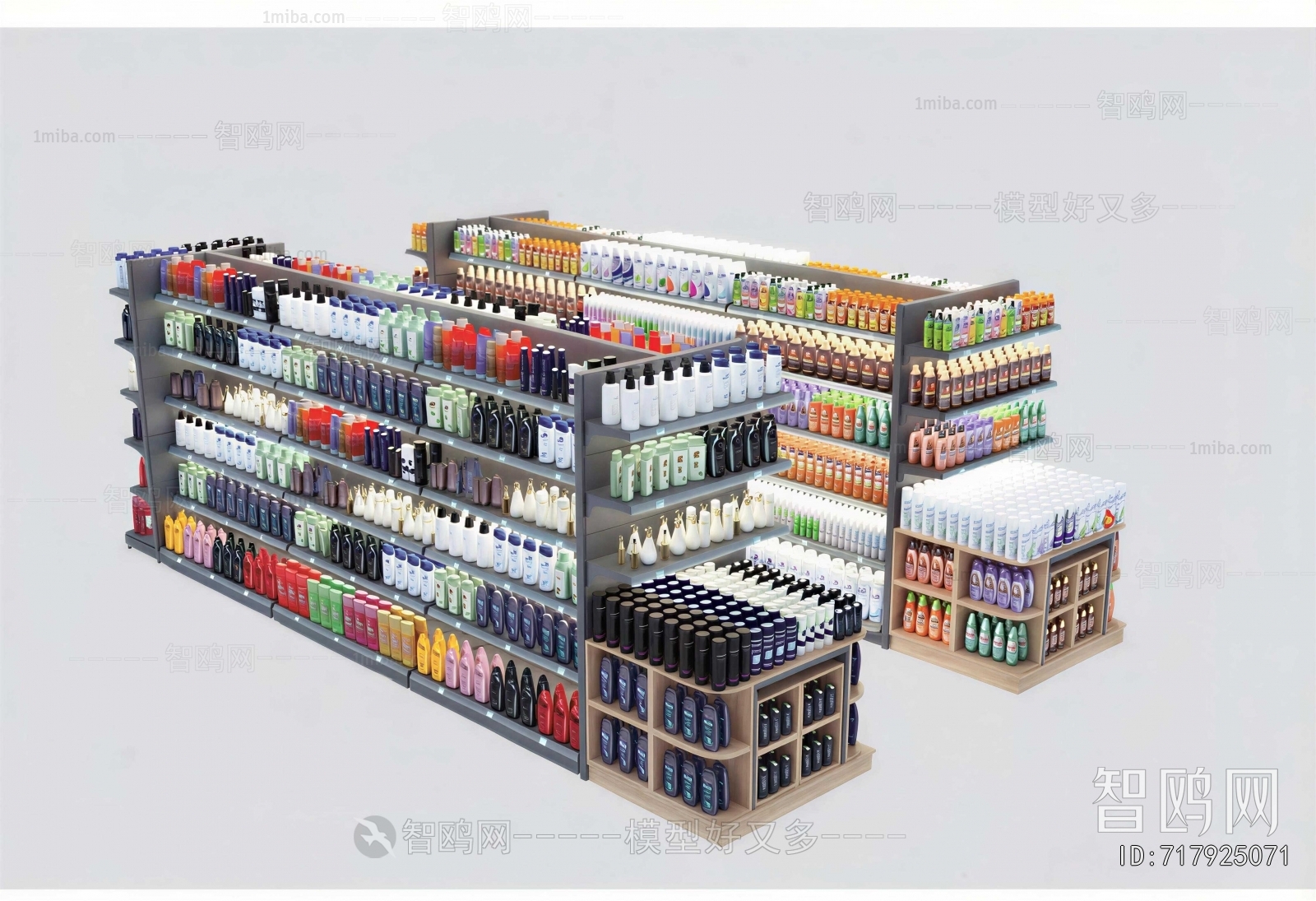 Modern Supermarket Shelf
