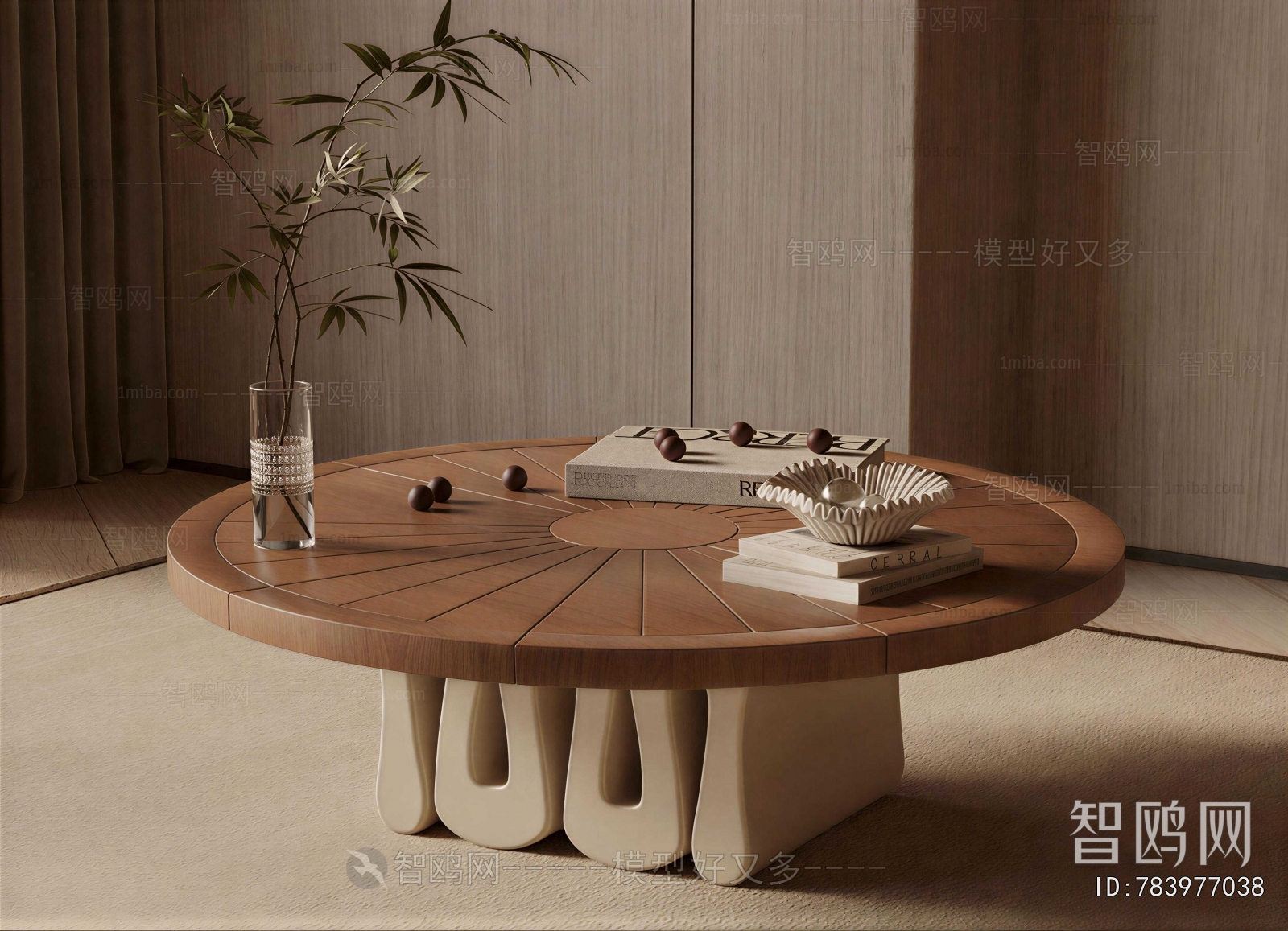 Wabi-sabi Style Coffee Table