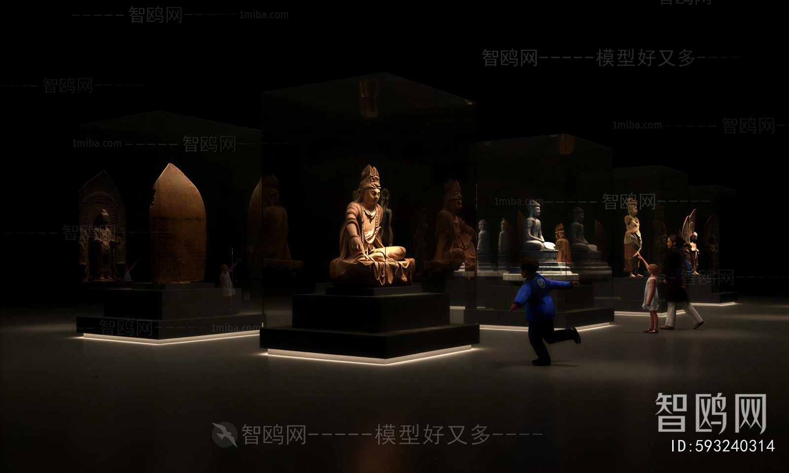 New Chinese Style Exhibition Hall