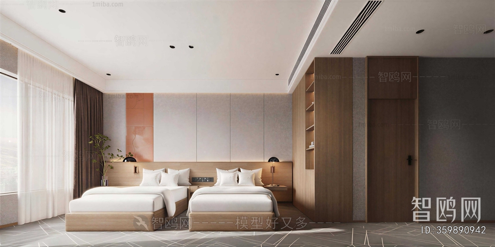 Modern Guest Room