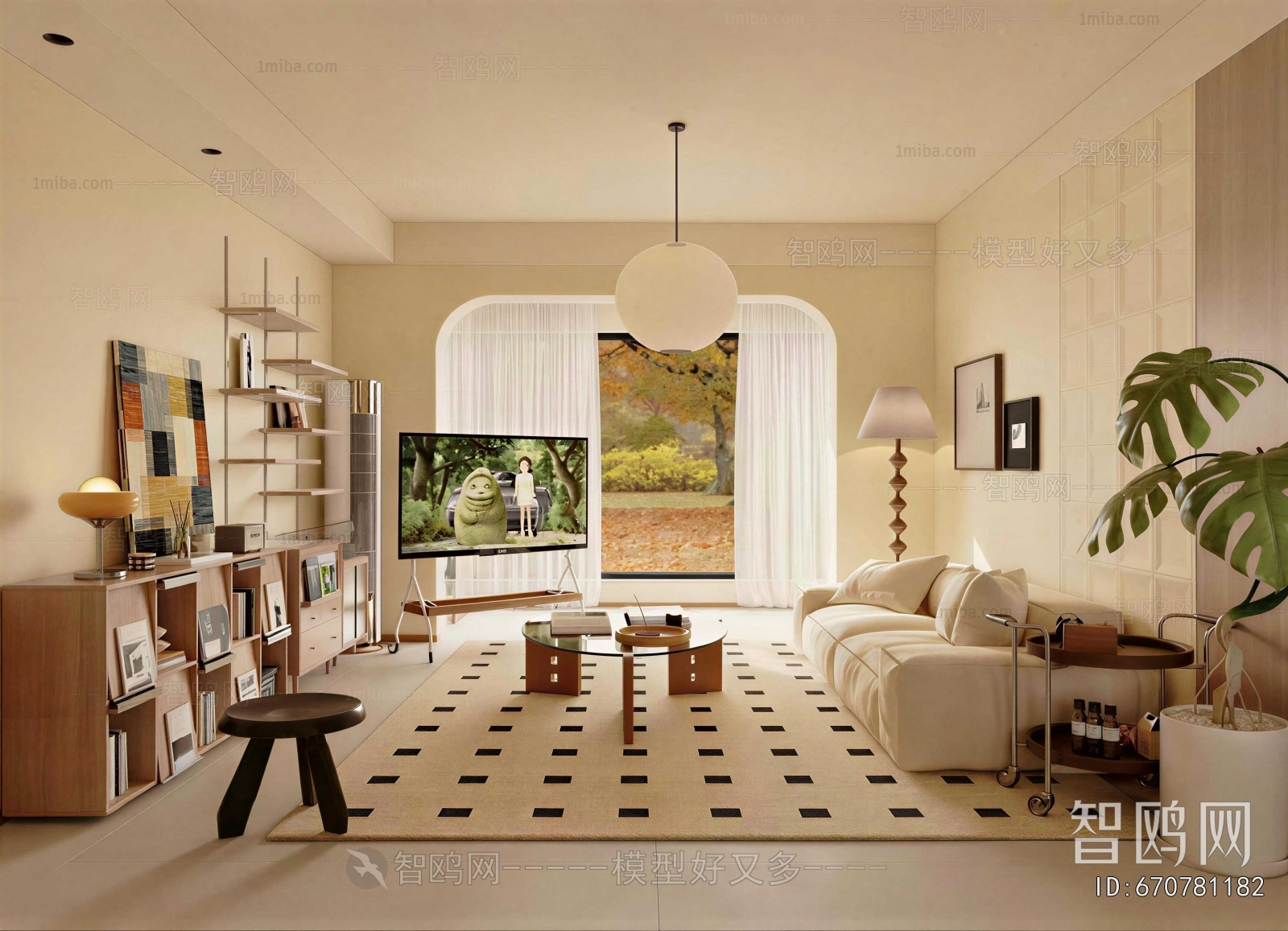 Japanese Style A Living Room