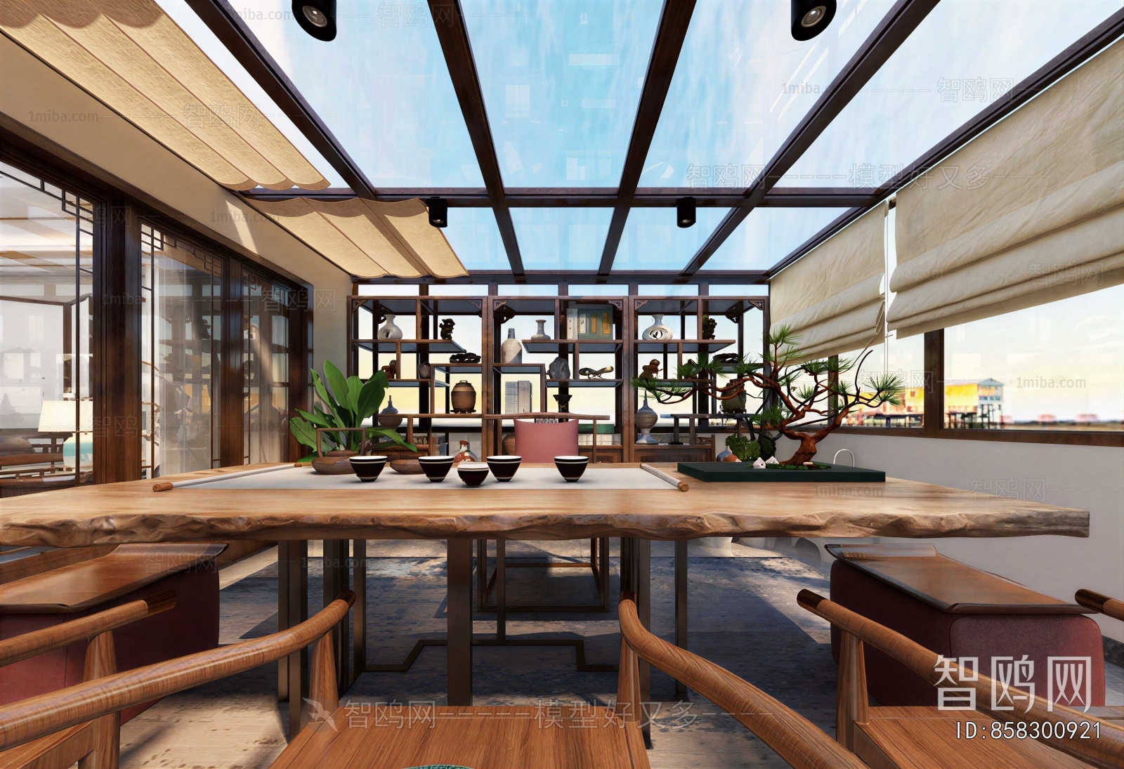New Chinese Style Tea House