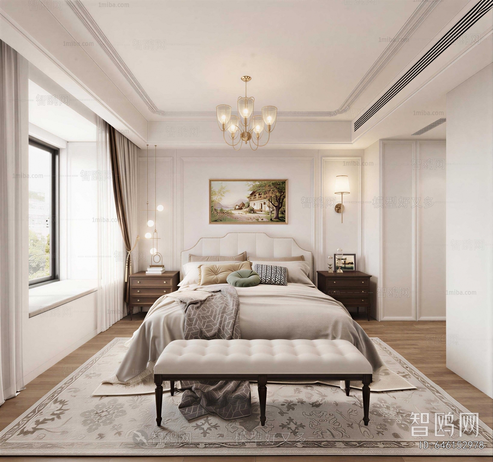 American Style Bedroom