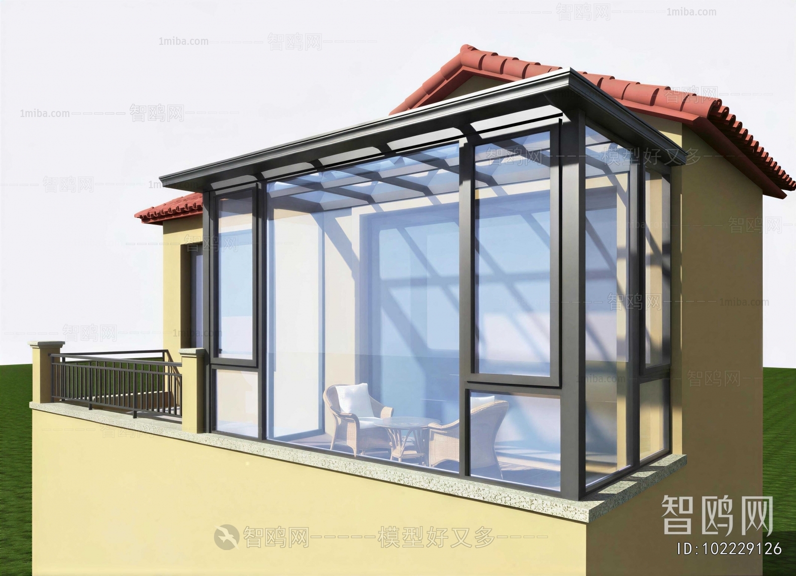 Modern Glass Sun Room