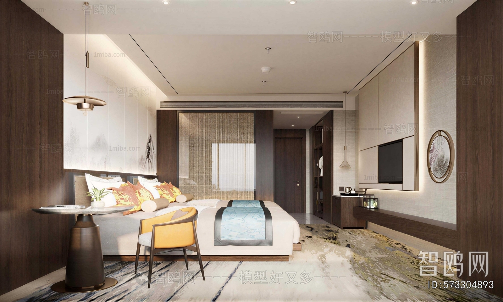 New Chinese Style Guest Room
