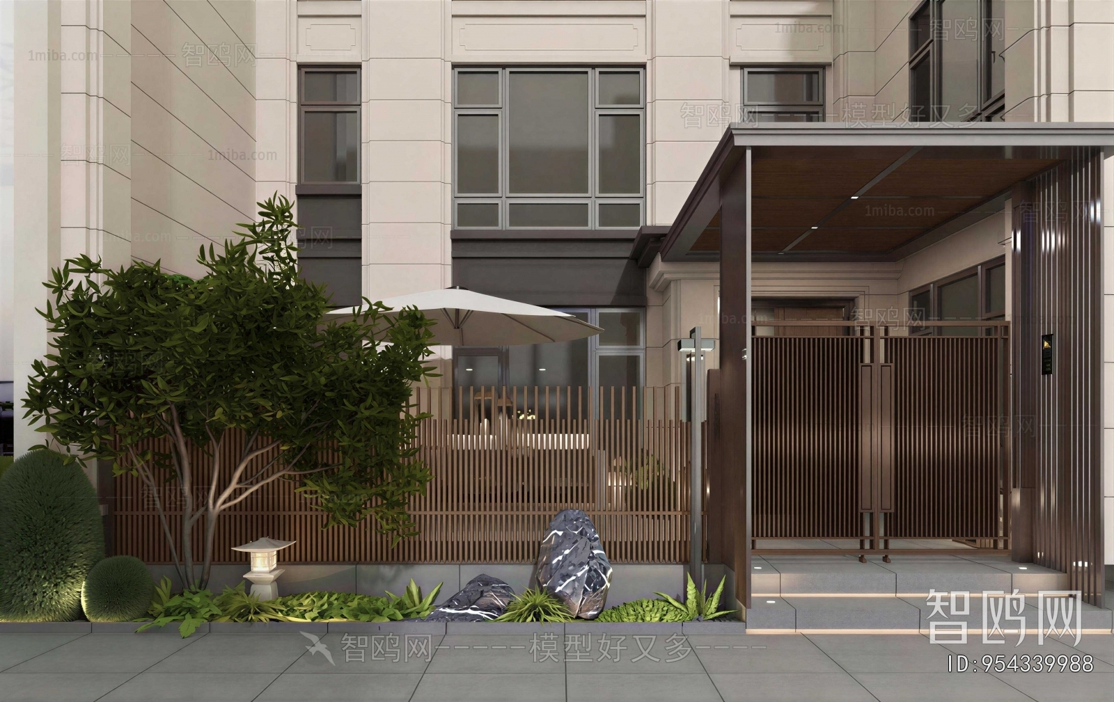 Modern Courtyard/landscape