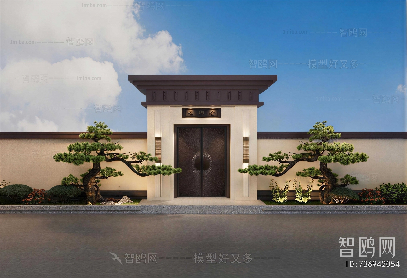 New Chinese Style Gate
