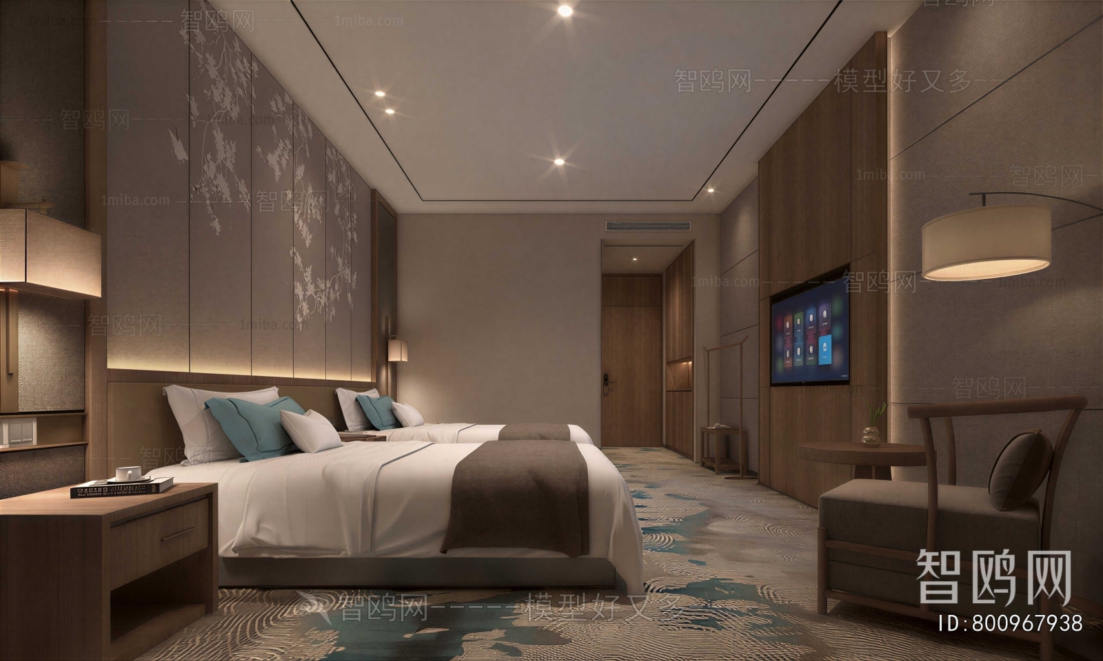 New Chinese Style Guest Room