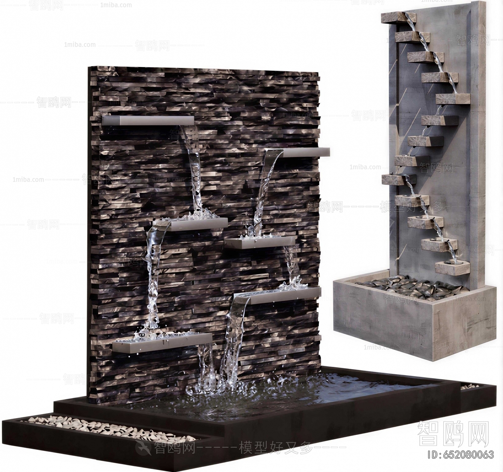 Modern Rockery Waterscape