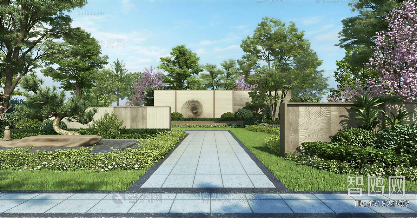 New Chinese Style Courtyard/landscape